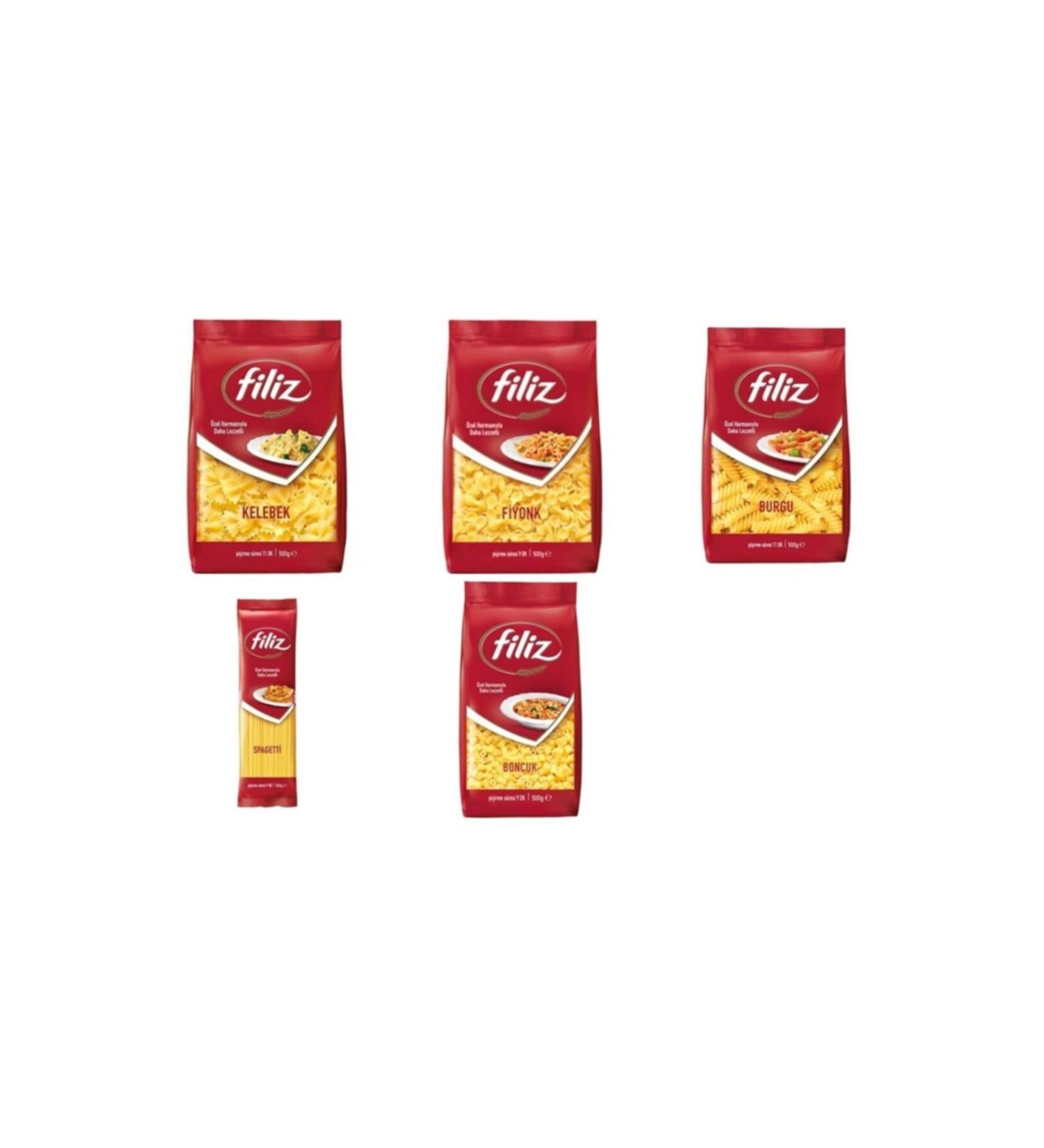 F L Z 5 Types of Pasta 2 Packs