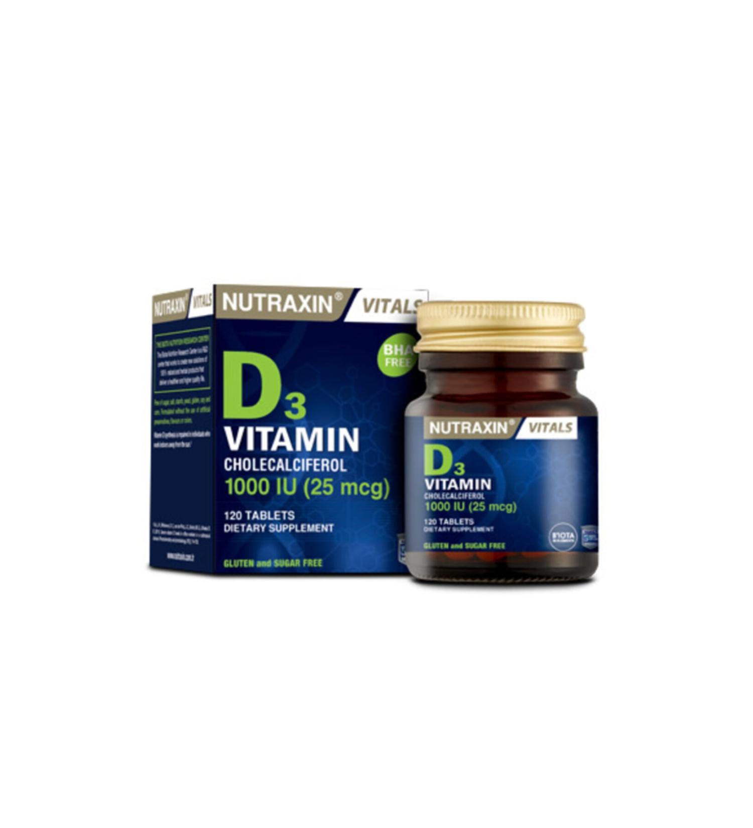 Nutraxin Immun-s 60 Tablets + Vitamin D3 120 Tablets