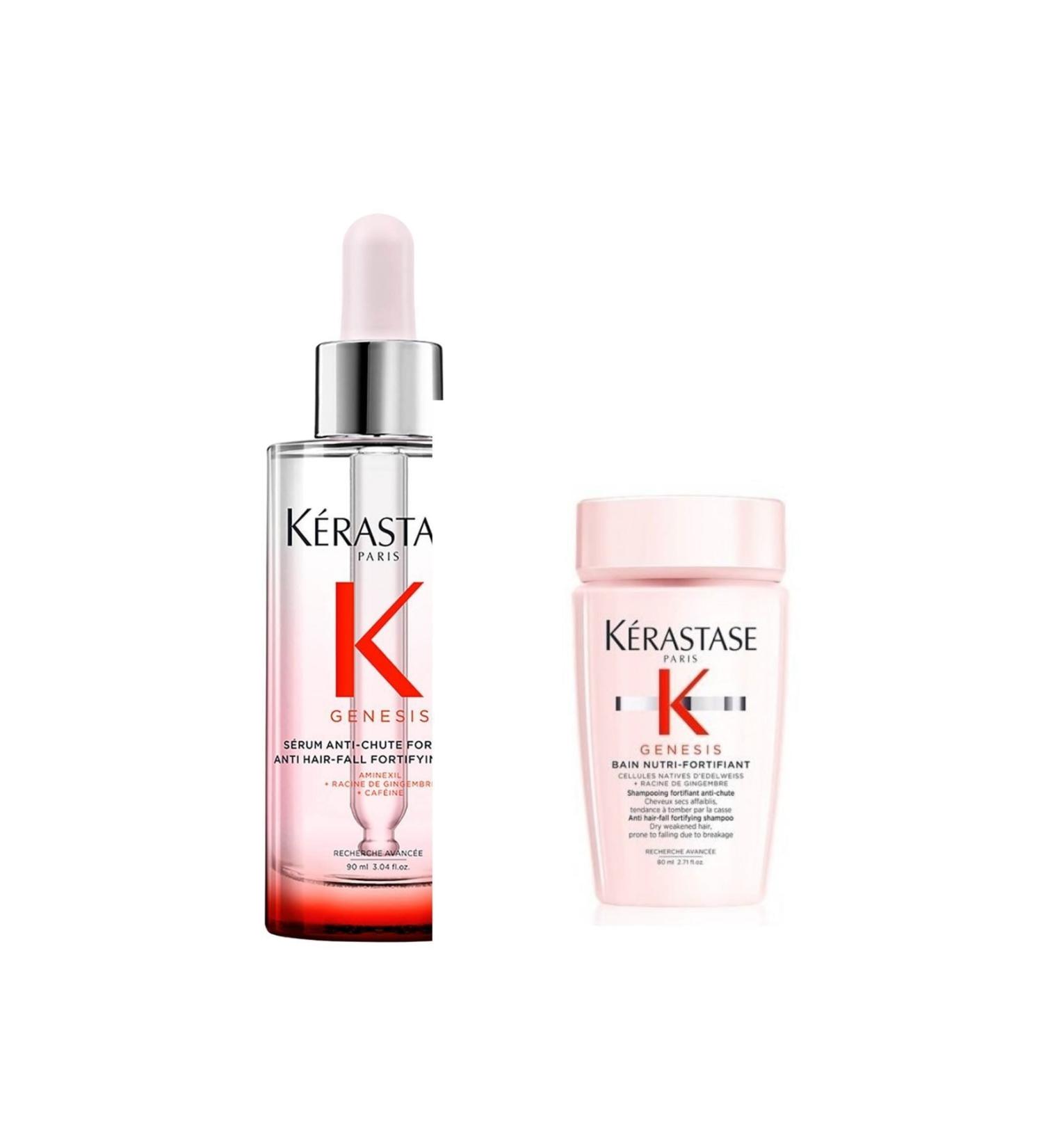 Kerastase Genesis Fortifiant Anti-Hair Loss Serum 90 Ml + Genesis Bain Hydra-fortifiant Shampoo 80 Ml