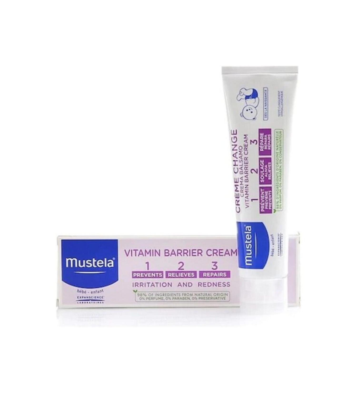 Mustela Vitamin Barrier 1.2.3 Diaper Rash Cream 50ml