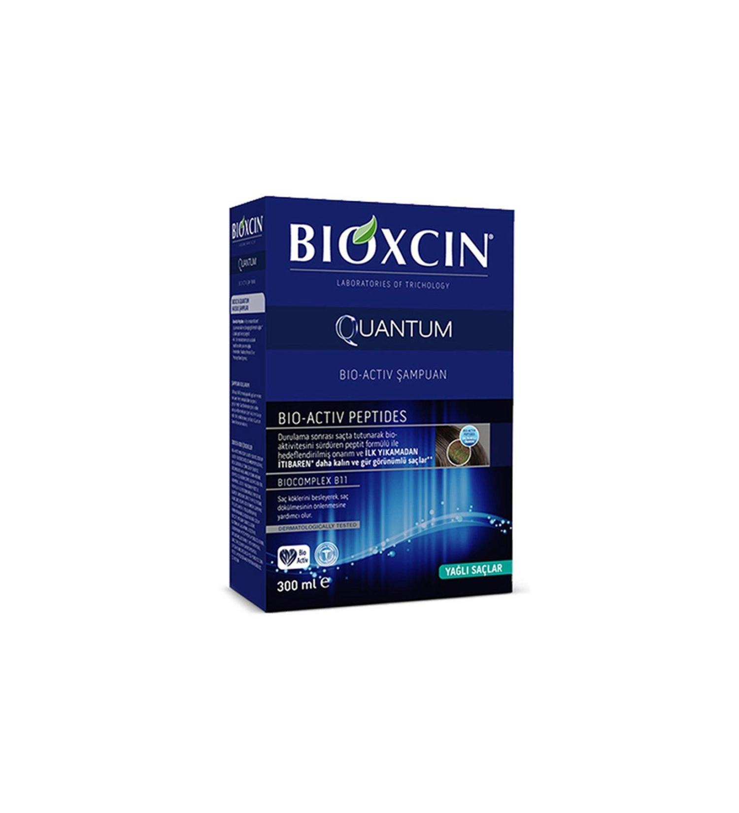 Bioxcin Quantum Shampoo for Oily Hair Helping to Provide Thicker and More Lush Appearance 300ml