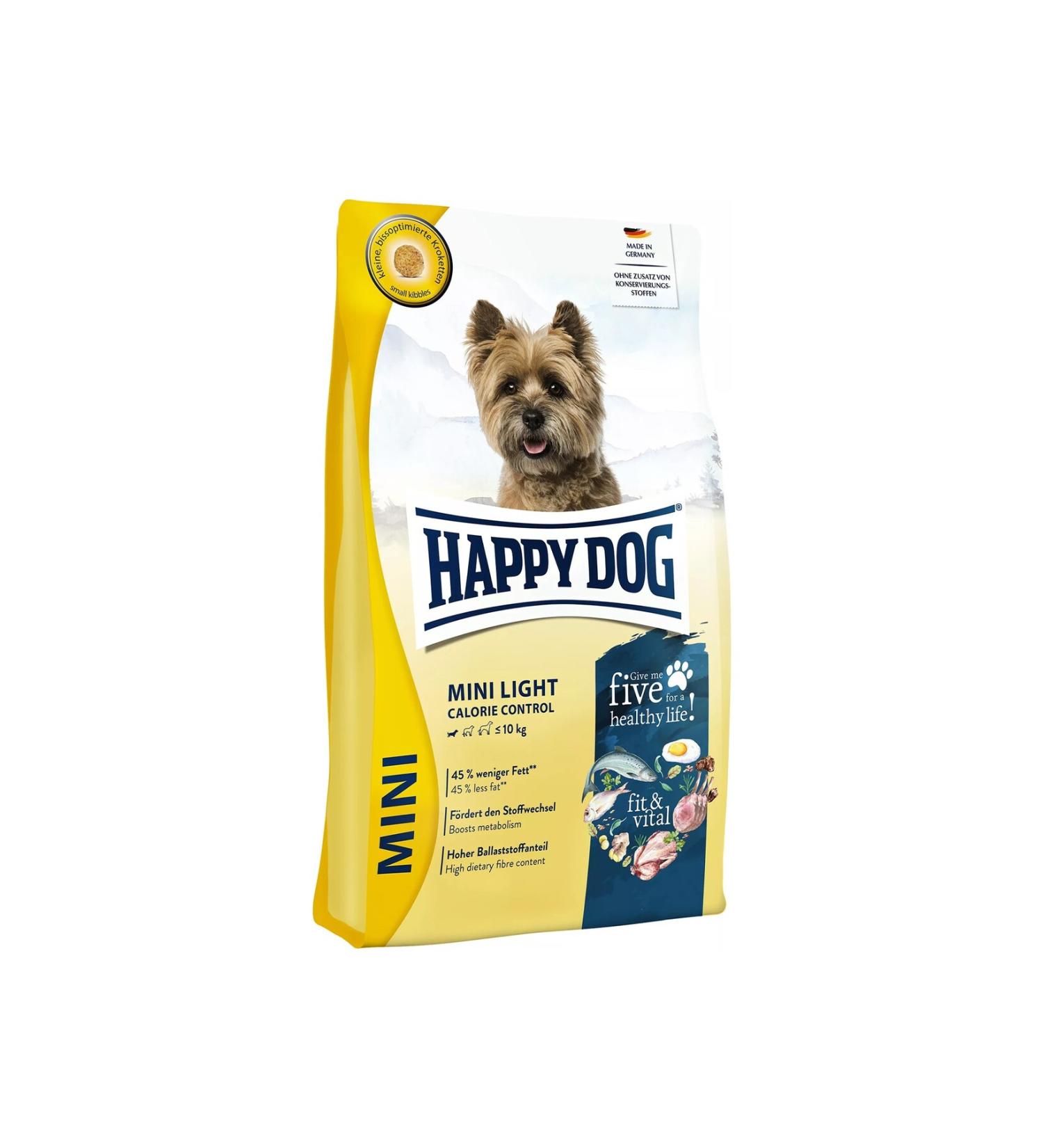 Happy Dog Fit & Vital Mini Light Small Breed Adult Dog Food 4 Kg