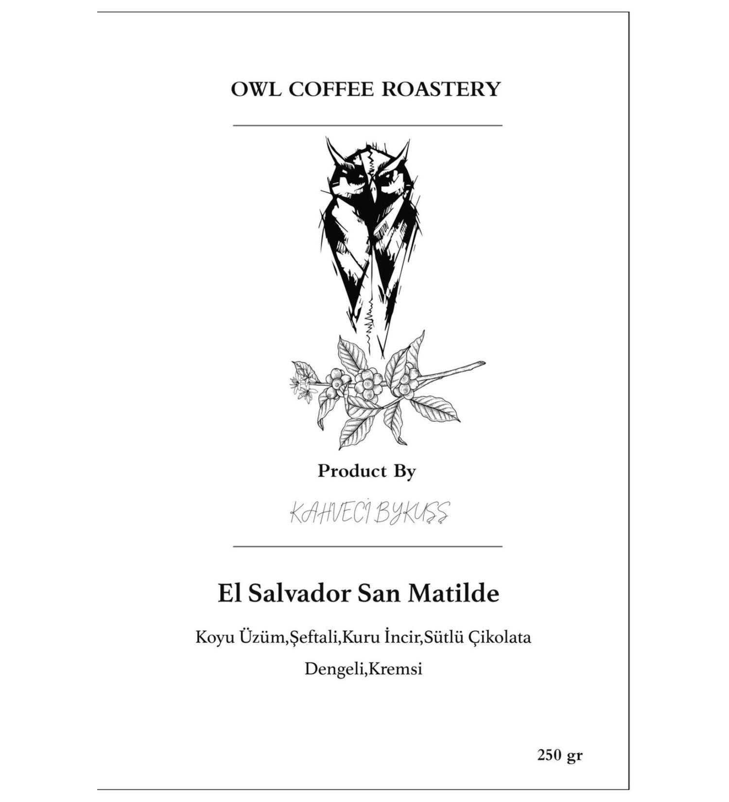 Owl Coffee Roaster El Salvador San Matilde