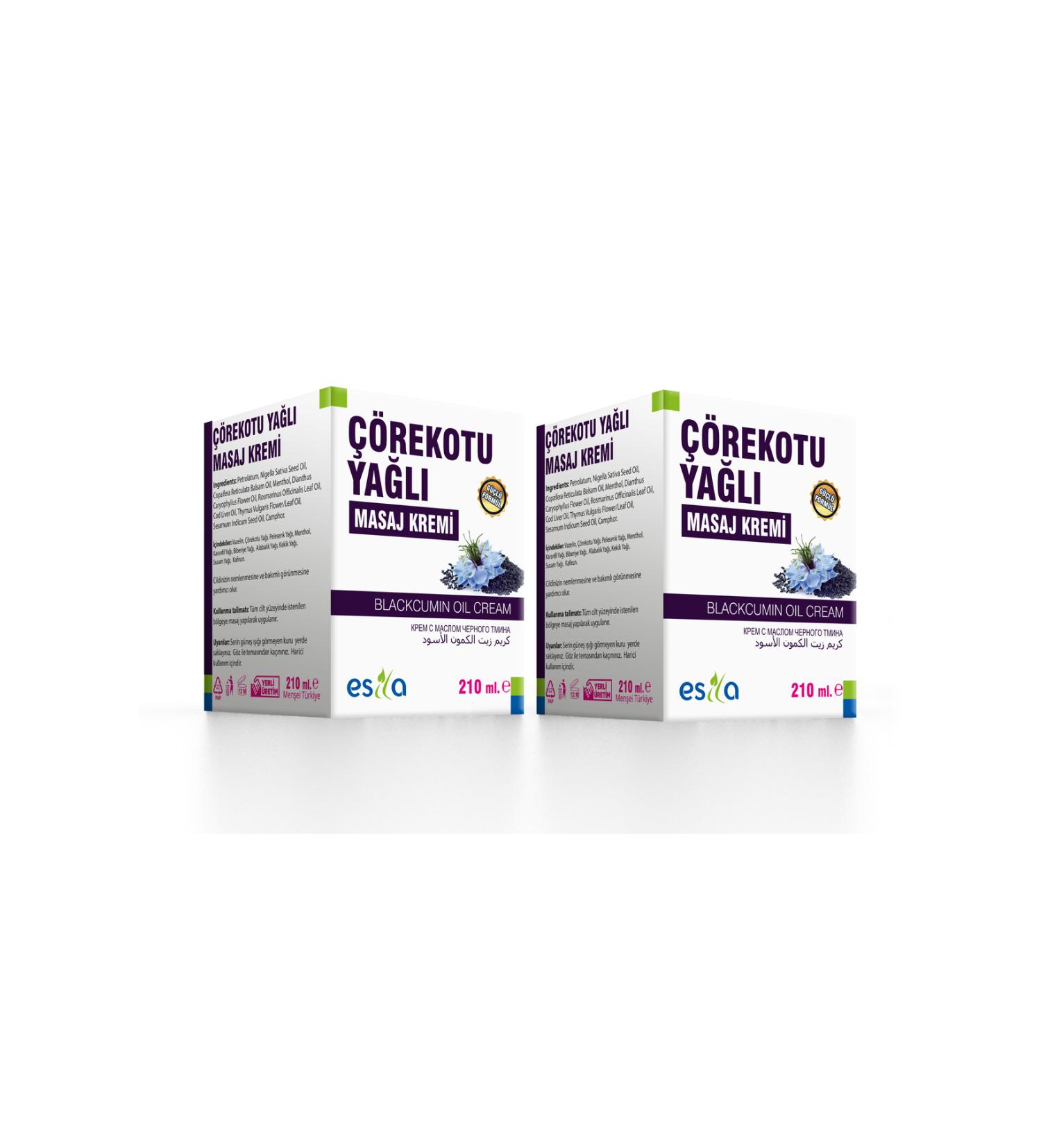 ES LA Black Cumin Oil Cream 210 ml. x 2 Boxes - Buy Online on GoSupps.com