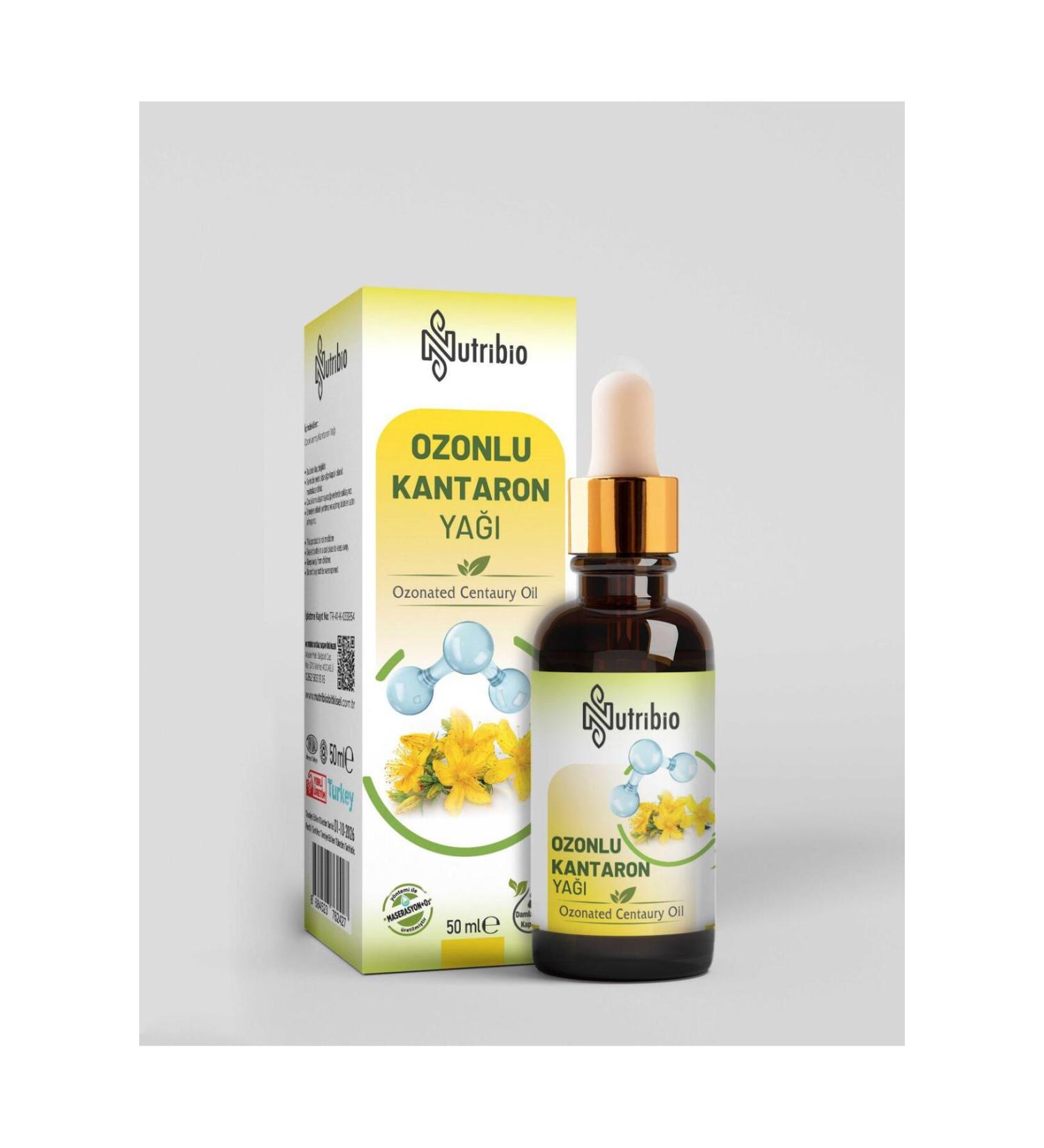 nutribio 0 Pure Analysis Ozonated Centaury Oil 50 ML Cold Pressed Centaury Oil