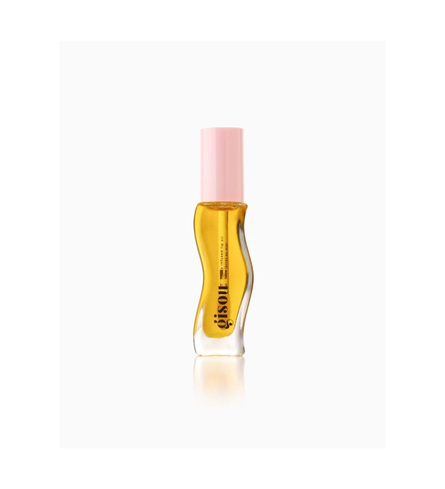 gisou Honey Infused Lip Oil-Hyalutonil Acid Intense Moisturizing Shiny-Luminous Tinted Lip Oil 8ML