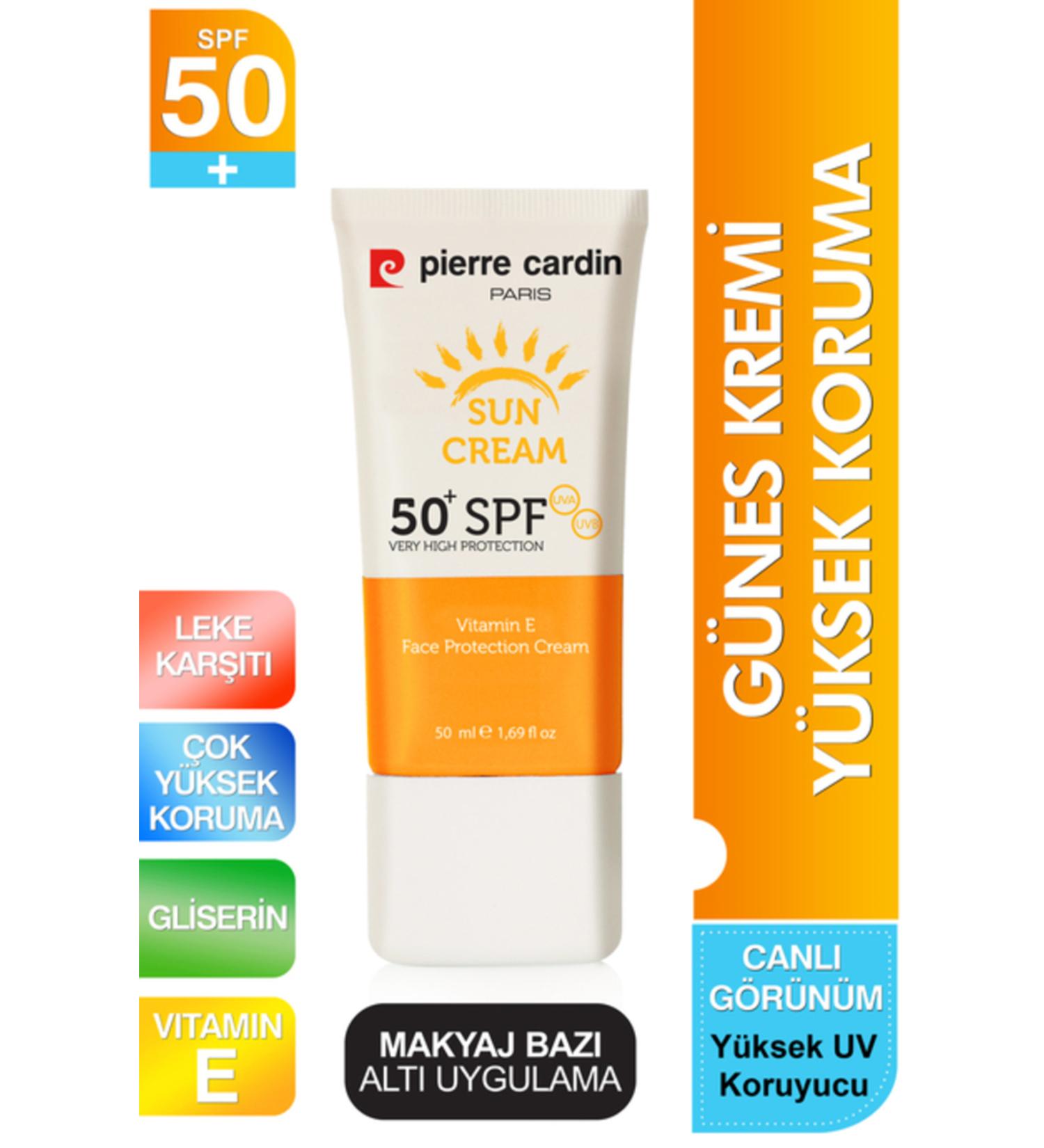 Pierre Cardin High UV Protection Dark Spot Prevention SPF 50 Sun Cream Face and Whole Body 50ml