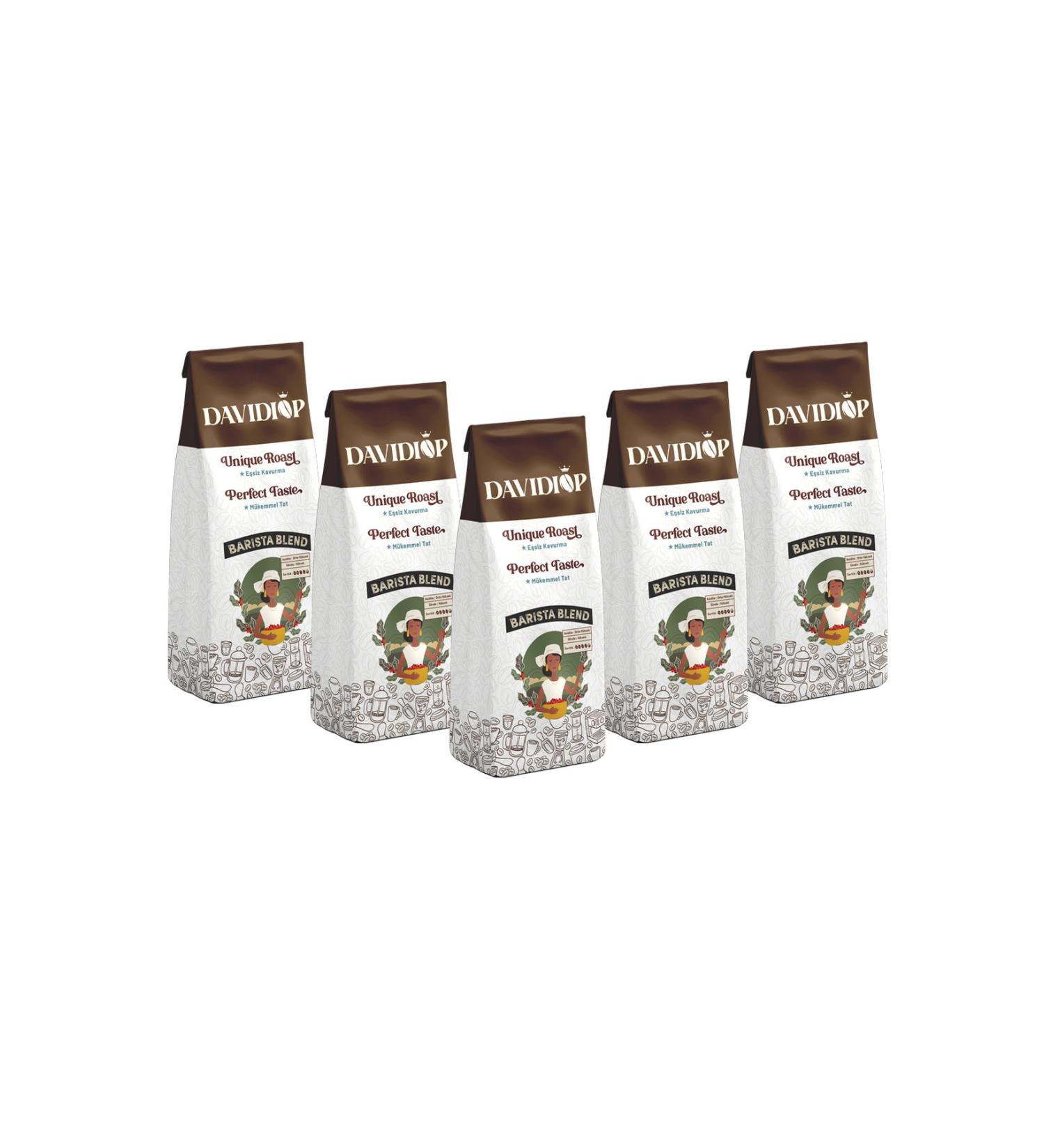 DAVIDIOP Barista Blend Bean ESPRESSO Coffee Special Series 5 Pieces 1000 Gr
