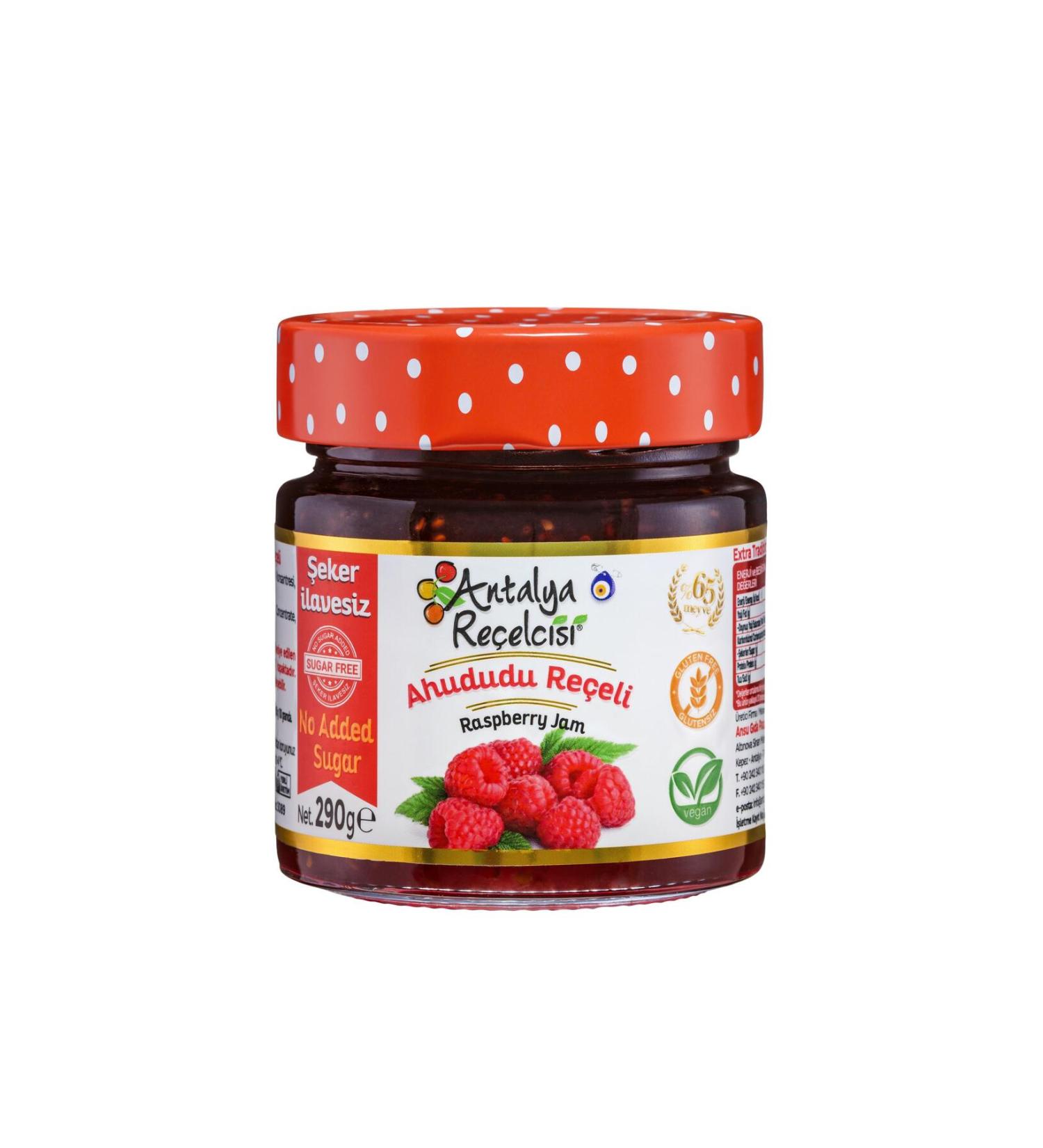 Antalya Jam Maker Raspberry Jam 290g No Added Refined Sugar