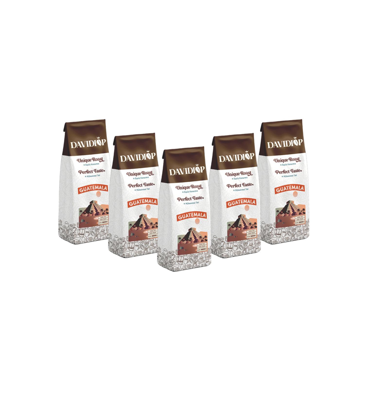 DAVIDIOP Guatemala ESPRESSO BEANS Coffee Special Series 5 Pieces 1000 Gr