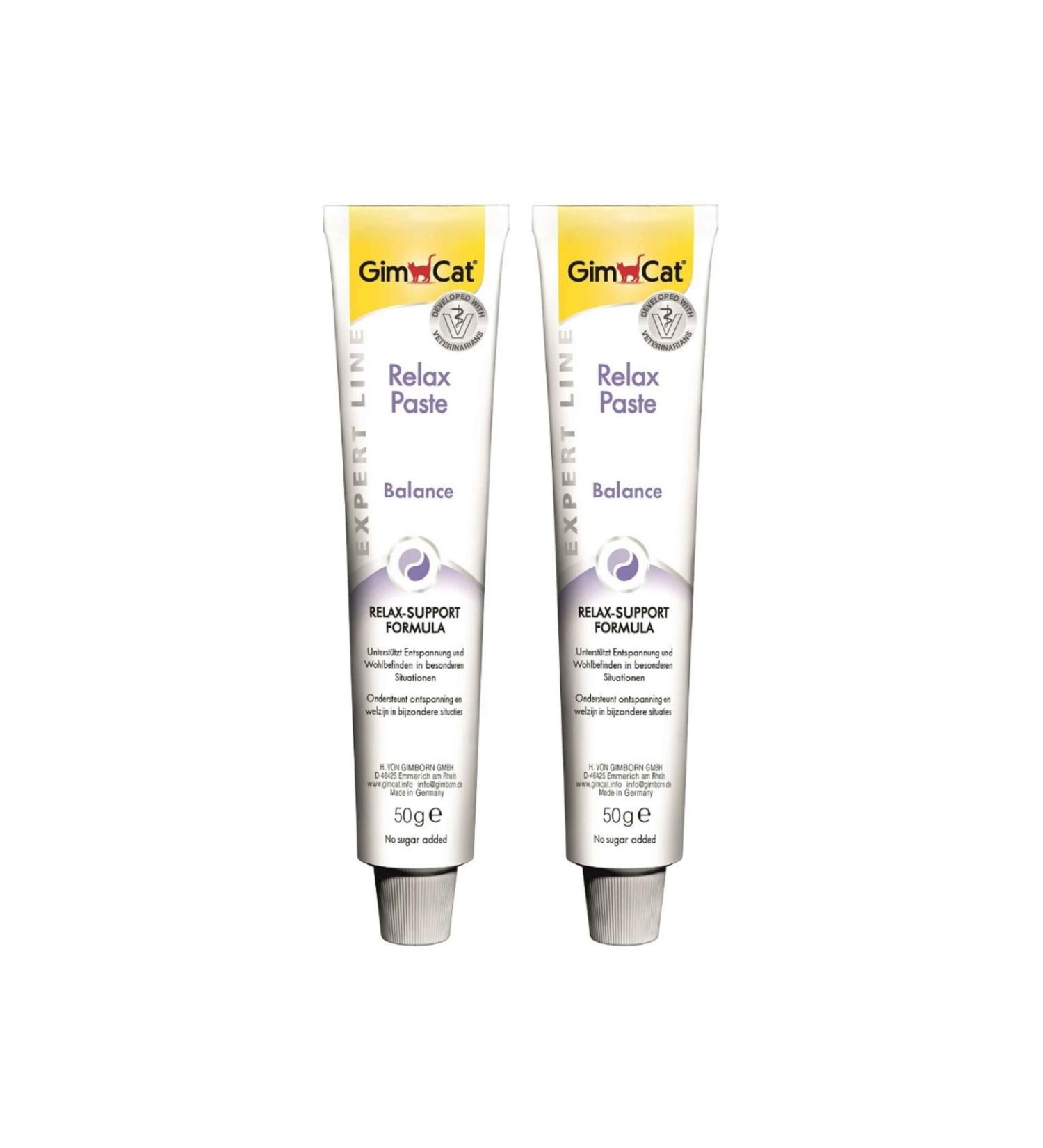Gimcat Relax Sugar-Free Cat Paste 50gr - 2 Pieces