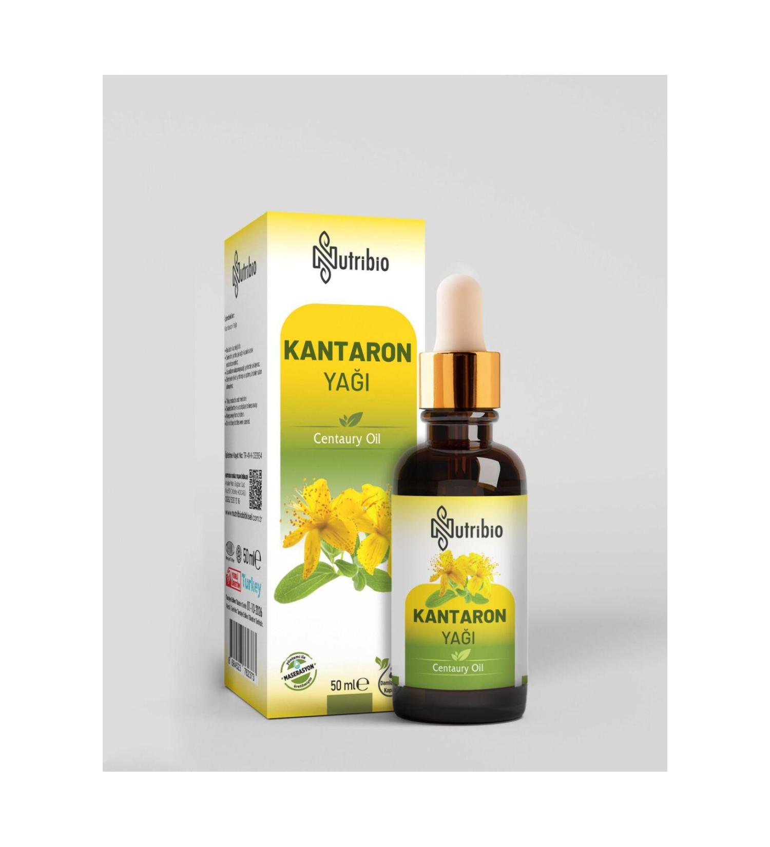 nutribio 0 Pure Analysis Centaury Oil 50 ML Cold Pressed Centaury Oil