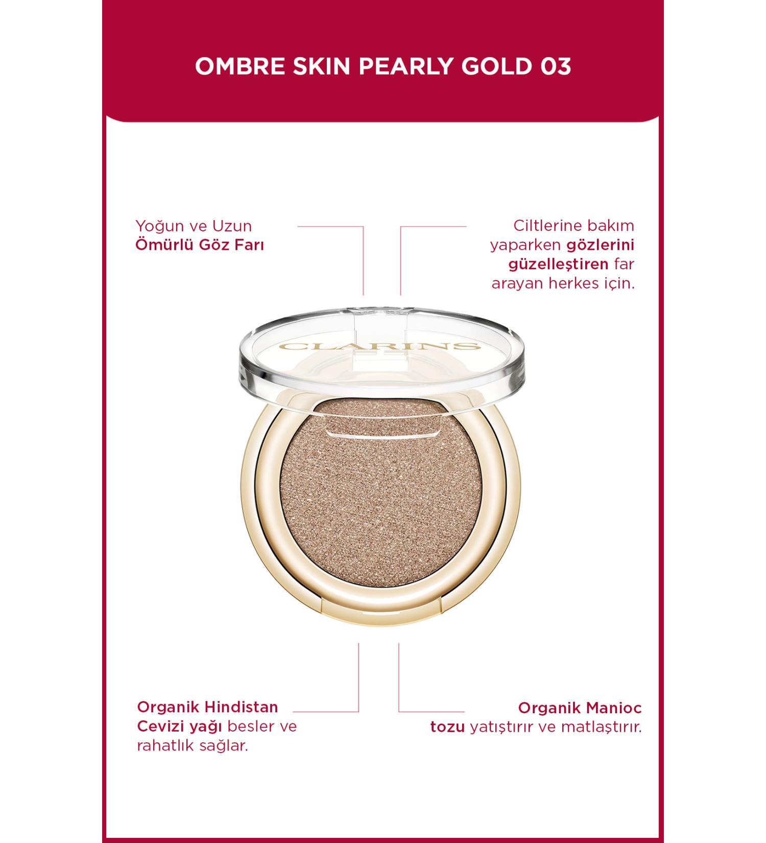 Clarins Ombre Skin 03 - Shimmering Eyeshadow - Buy Online on GoSupps.com