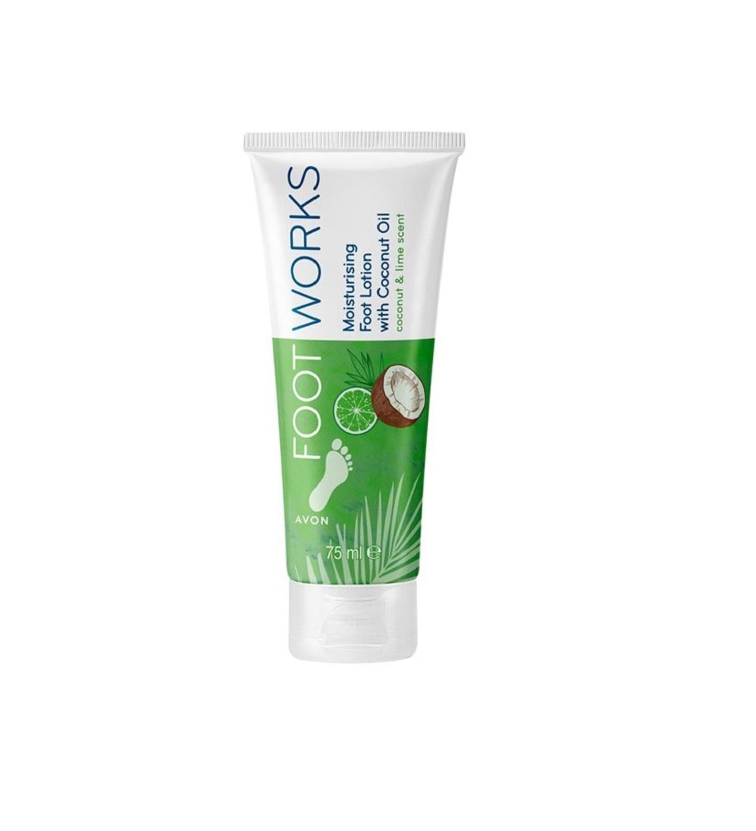 Avon Footworks Coconut and Lime Foot Lotion 75ml