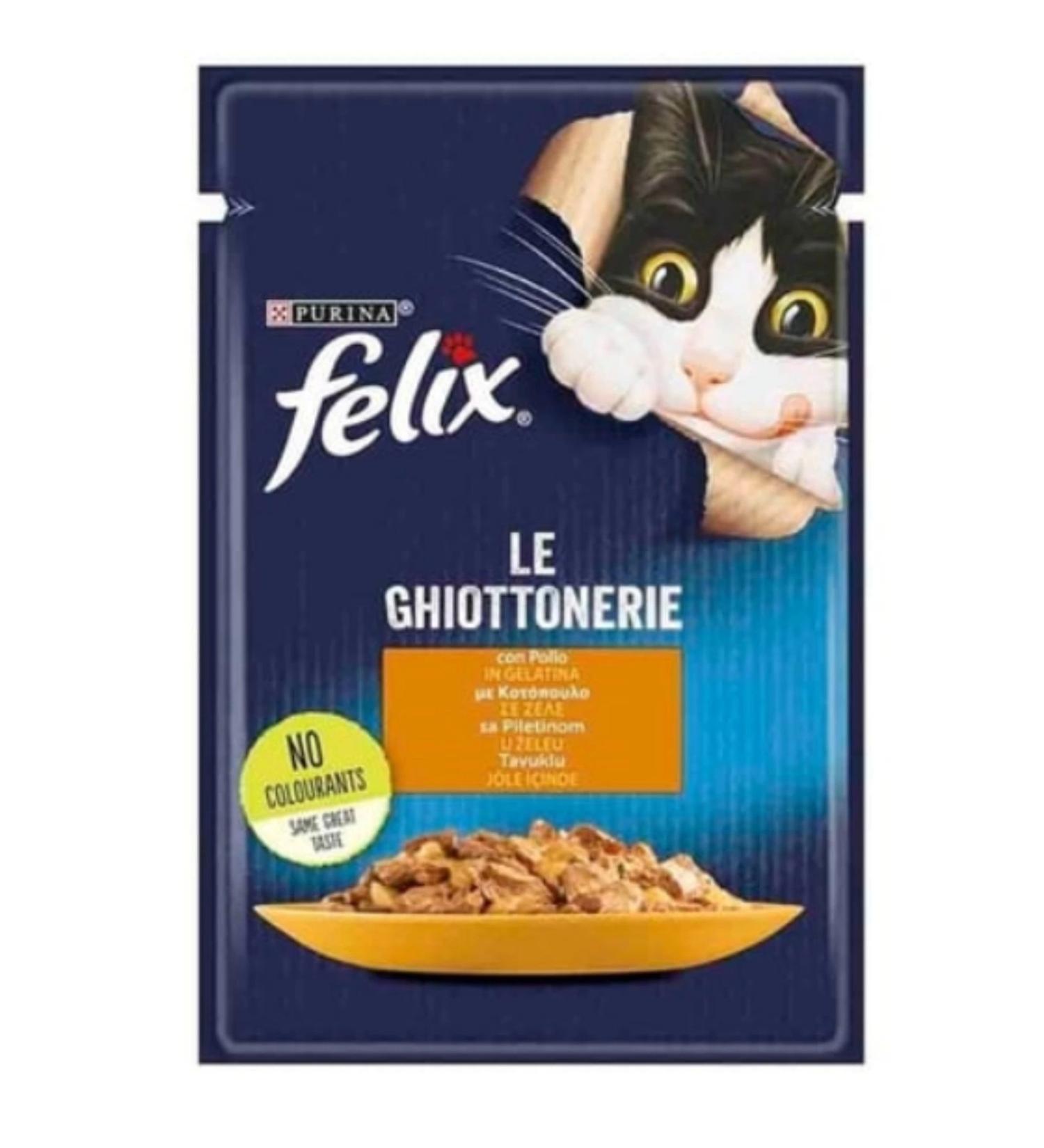 FELIX Chicken Adult Wet Cat Food 85 Gr x 26 Pieces