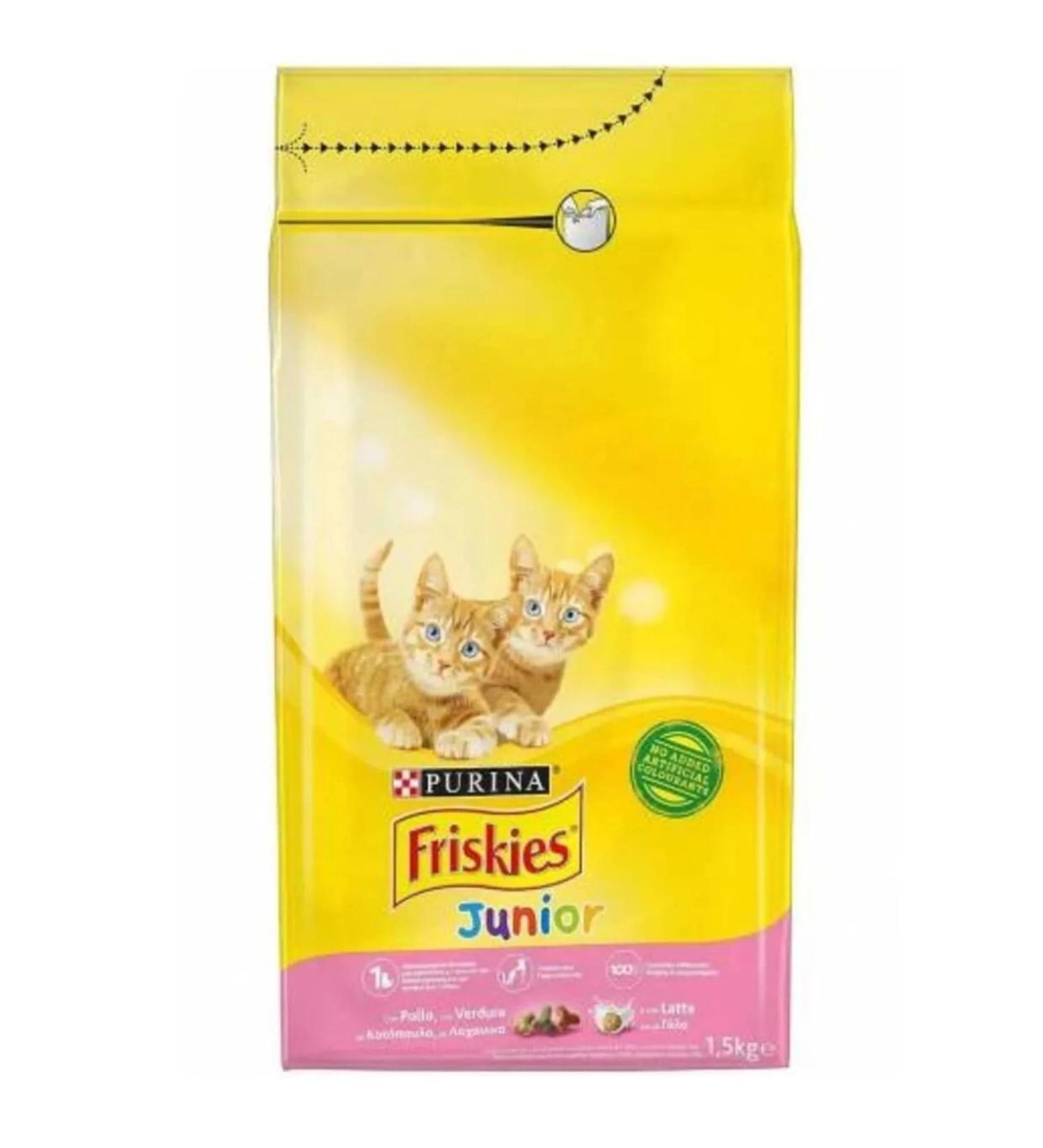 Friskies Milk Chicken Kitten Dry Cat Food 1.5 Kg