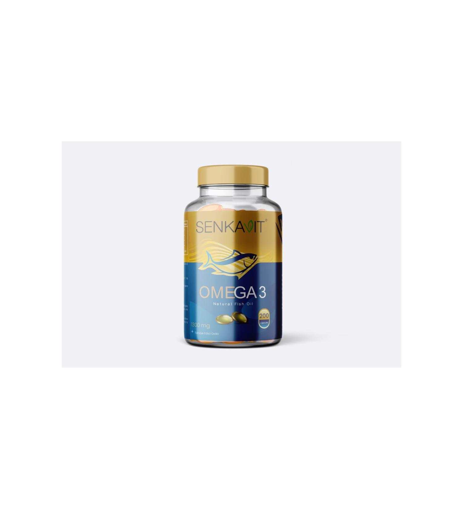 senkavit Omega 3 1300Mg 200 Lu Softgel - Buy Online on GoSupps.com