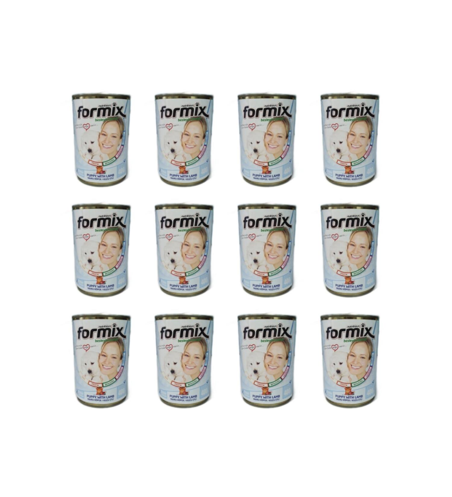 MercanPetStore Formix Puppy Canned Food Lamb Meat 400 gr 12 Pieces