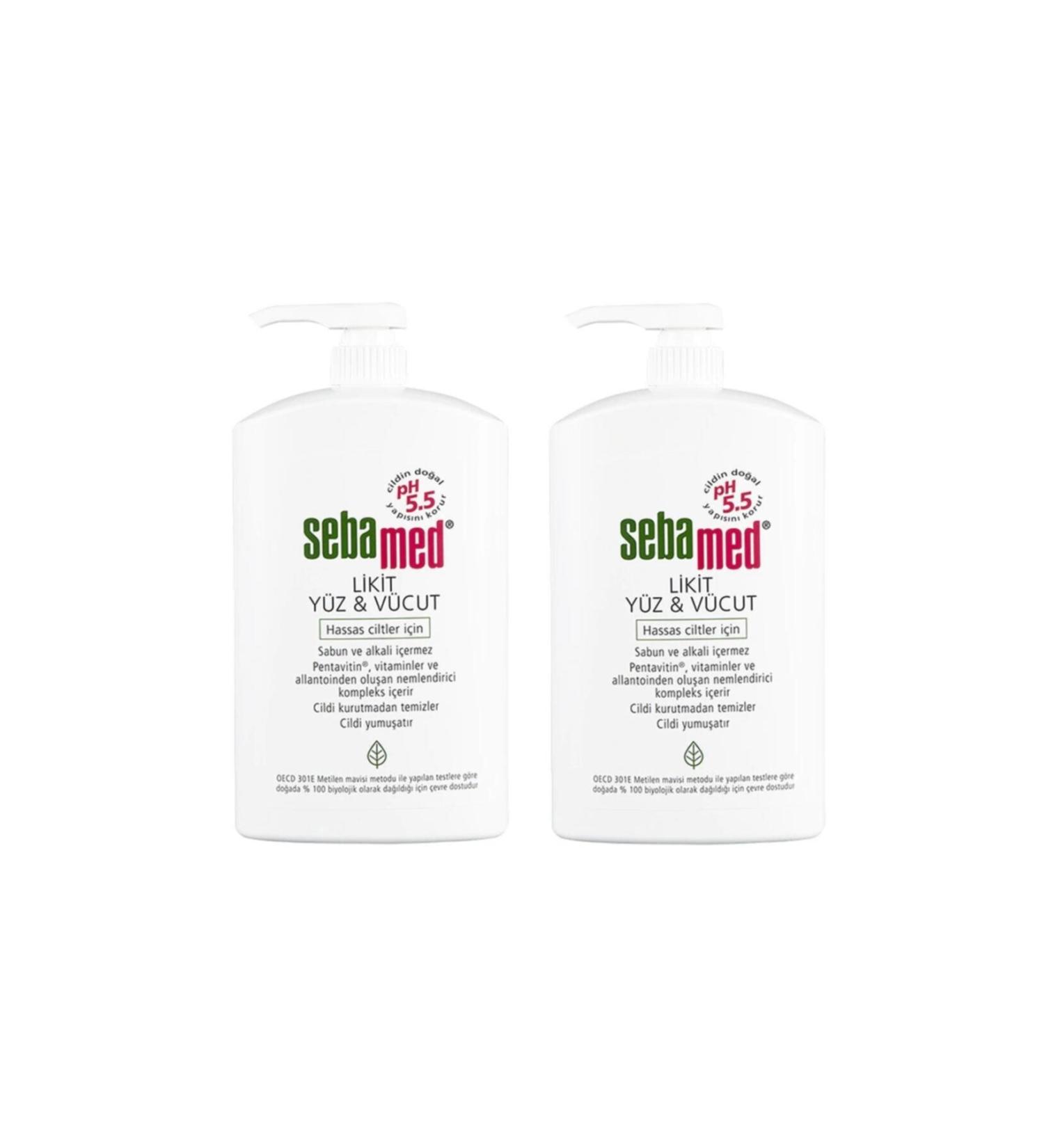 Sebamed Liquid 2-Piece Face & Body Cleansing 200 Ml