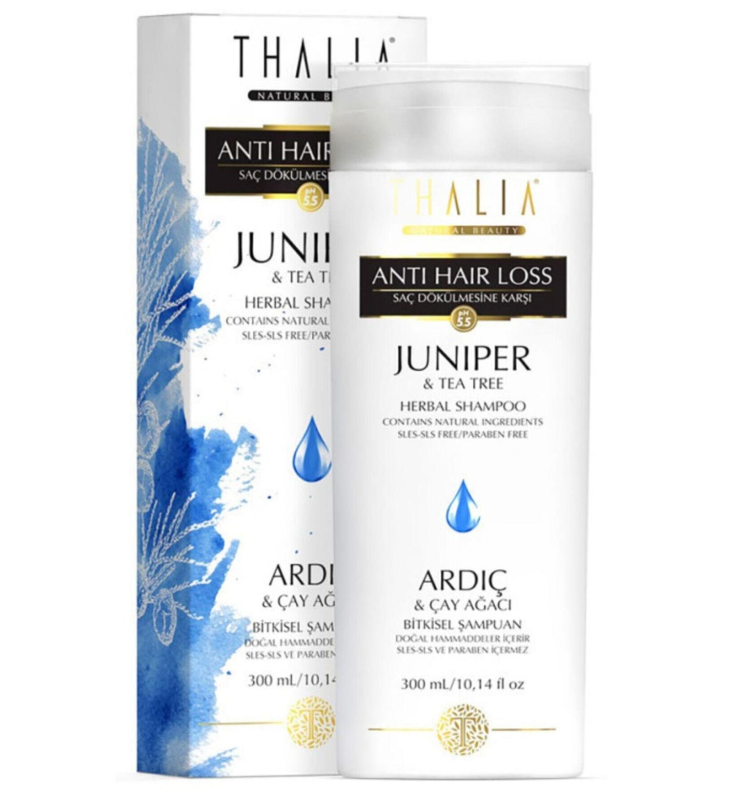 Thalia Juniper and Tea Tree Essence Anti-Hair Loss Shampoo 300 ml