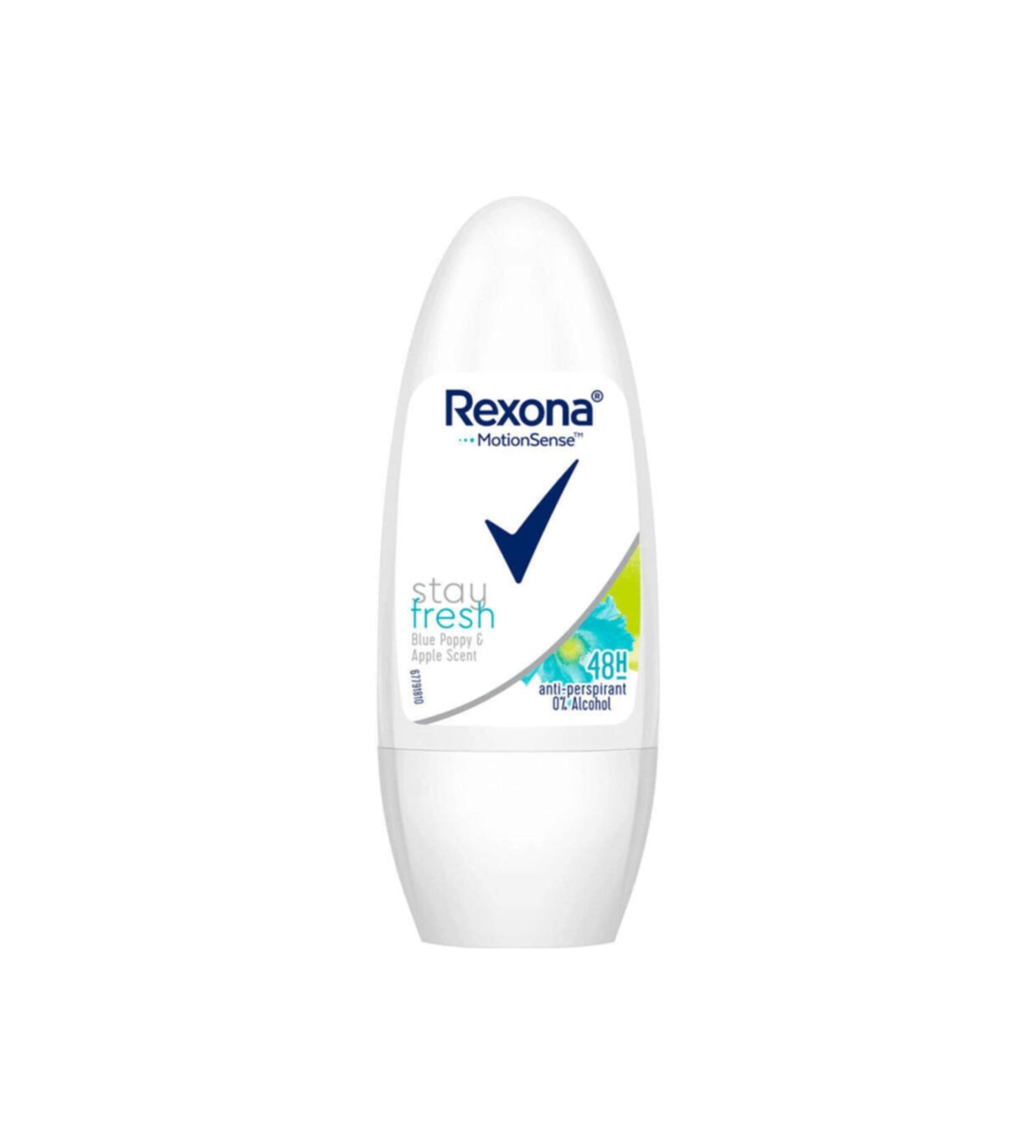 Rexona Woman Rollon Stay Fresh Blue Poppy 50 ml.