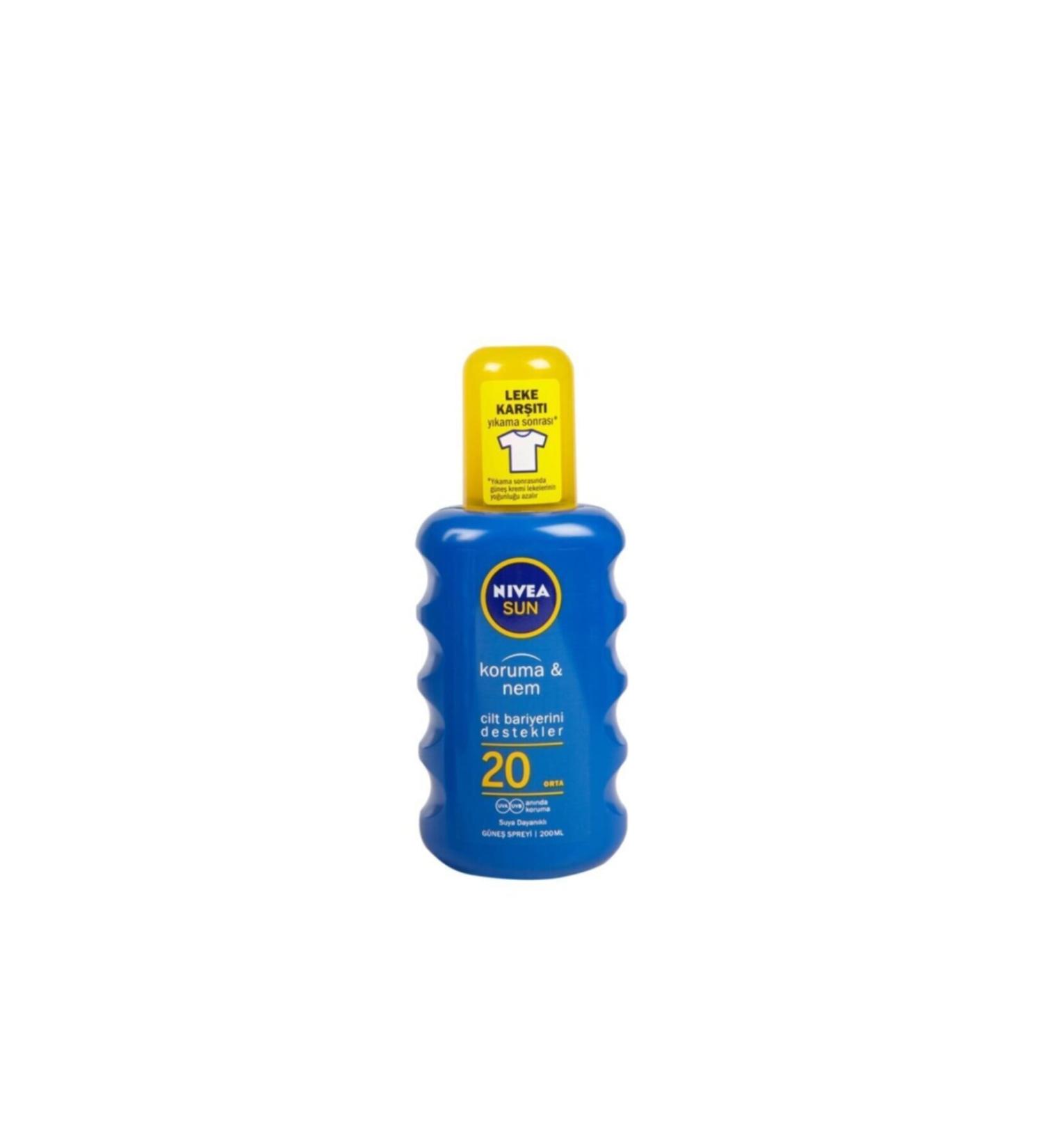 NIVEA Sun Protection Moisture Spray Spf-20 200 ml