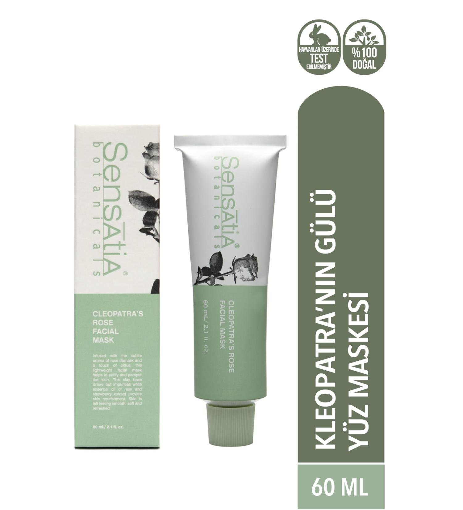 Sensatia Botanicals Cleopatra's Rose Skin Tone Balancing Face Mask 60ml - Buy Online on GoSupps.com