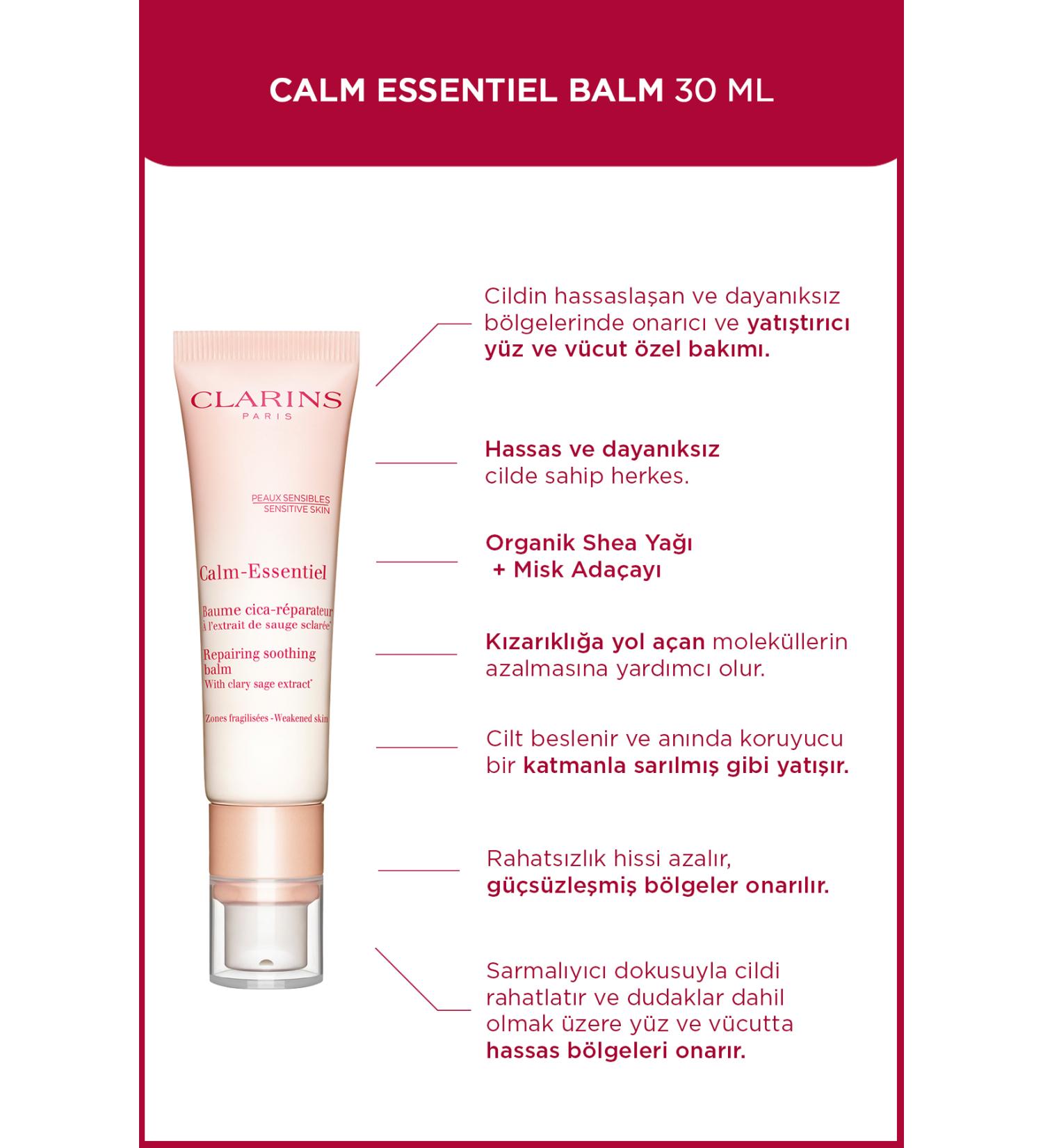 Clarins Calm-essentiel Repairing Soothing Balm - For Sensitive and Fragile Skin 30 ml