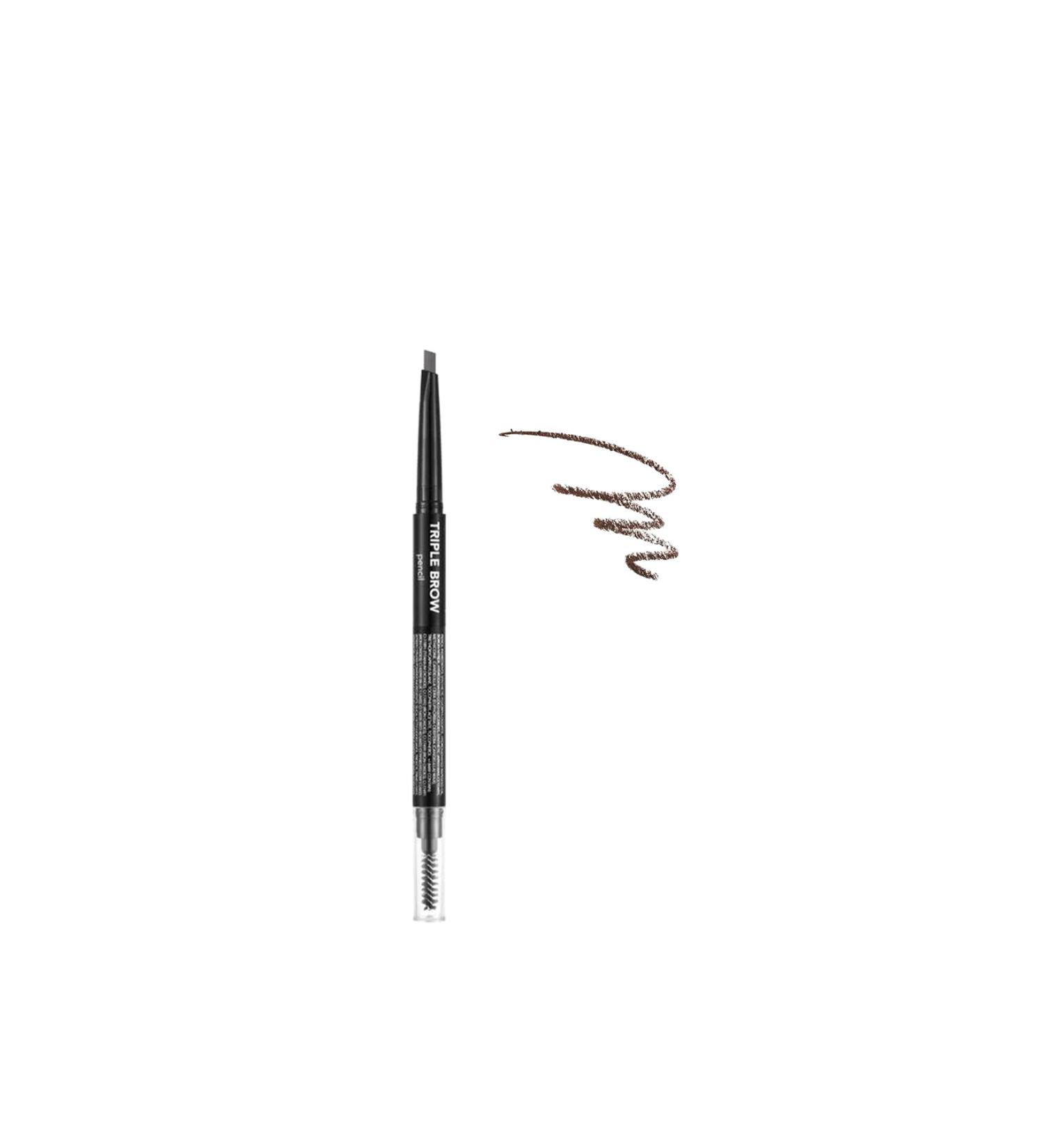 Flormar Triple Brow 3 in 1 Creamy Texture Eyebrow Make-up Pencil 0.75 g | 002 Auburn