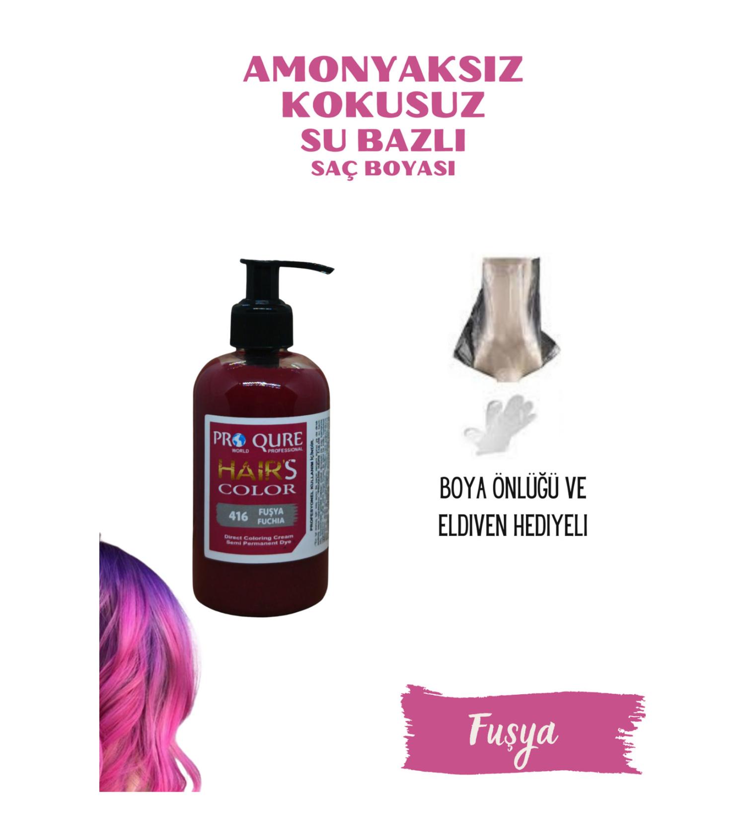 PROQURE Fuchsia Color Hair Dye 250 ml