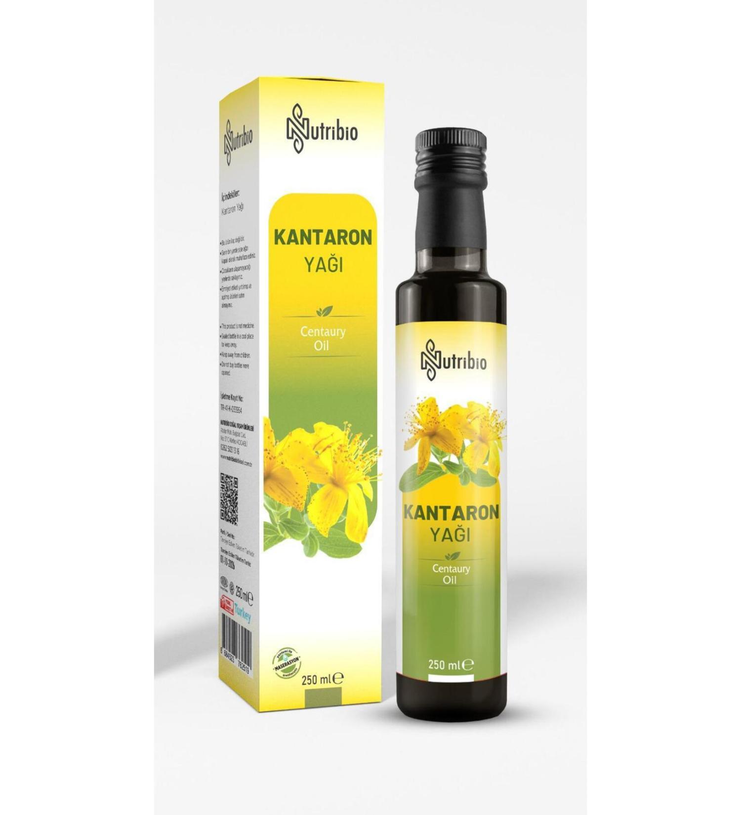 nutribio 0 Pure Analysis Centaury Oil 250 ML Centaury Oil Cold Pressed