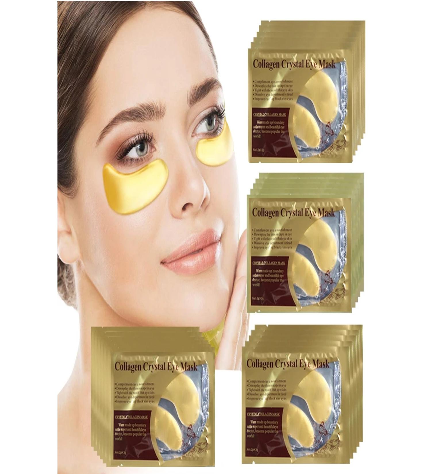 Xolo 10 Pieces Collagen Collagen Under Eye Mask Anti-Wrinkle Moisturizer Anti-Dark Circle - Buy Online on GoSupps.com