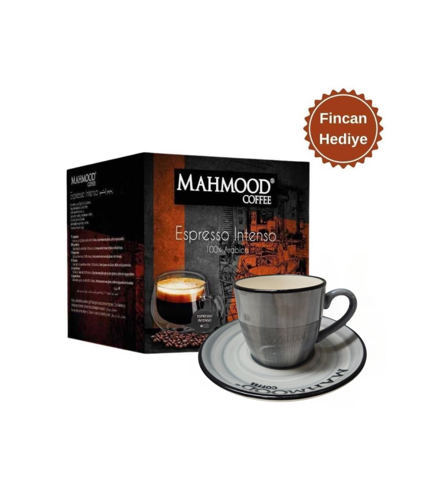 Mahmood Coffee Dolce Gusto Espresso Capsule Coffee 7 gr X 16 Pieces And Cup - Buy Online on GoSupps.com