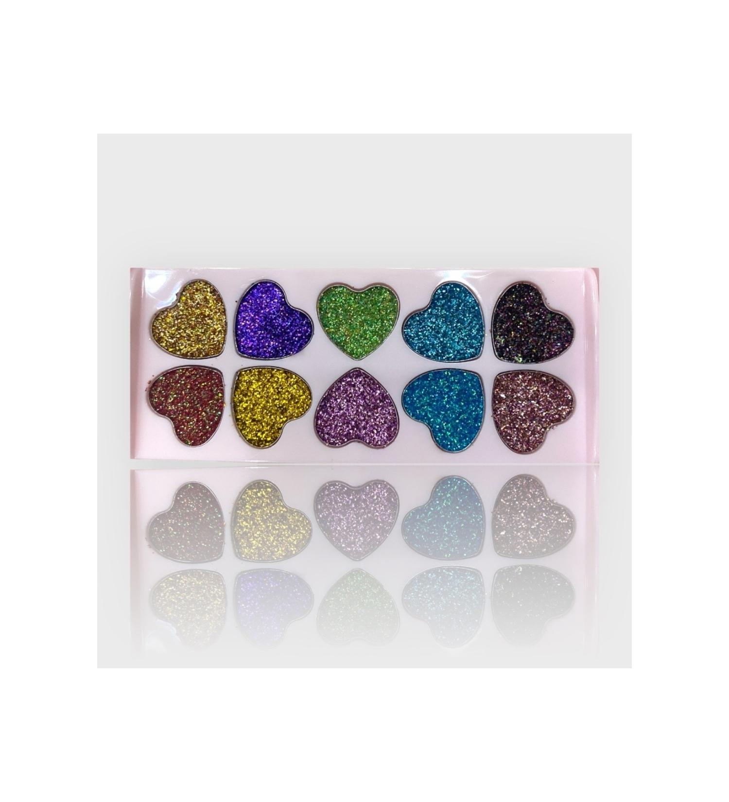 noedesign Glitter Eyeshadow - Glitter Heart Eyeshadow Palette