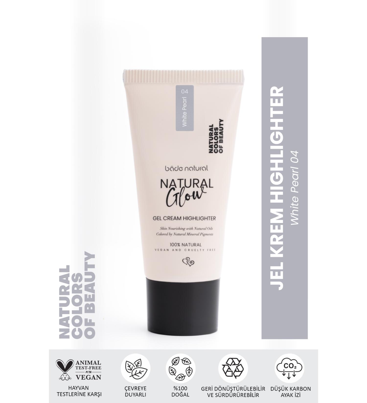 Bade Natural Gel Cream Highlighter White Pearl 04 0 Natural