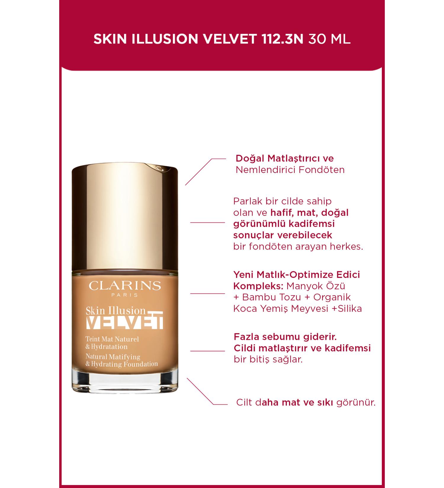 Clarins Skin Illusion Velvet 112.3N 30 ml Foundation
