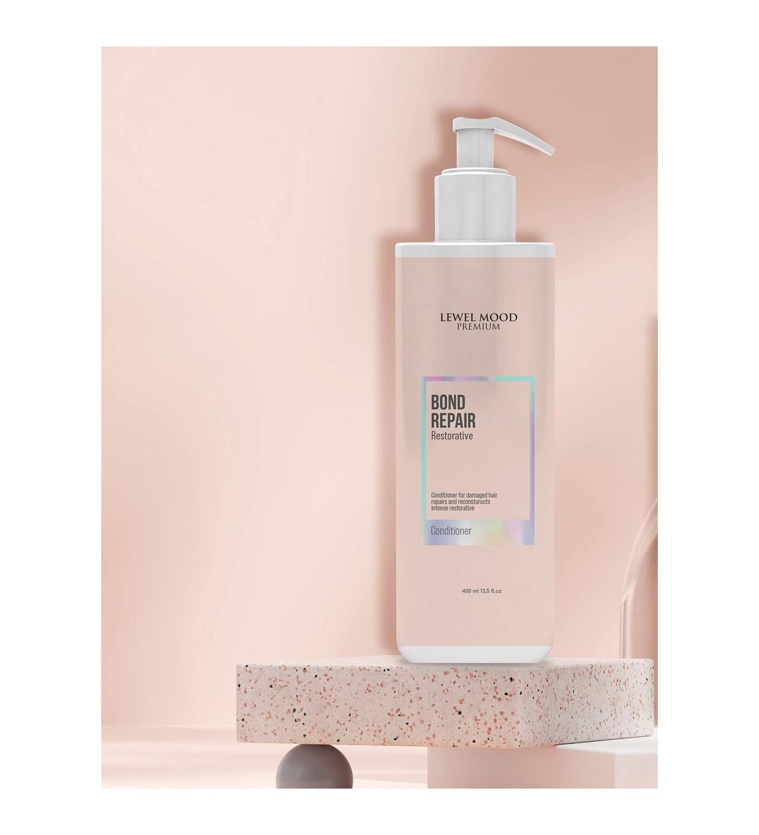 Level Mood Premium Bond Repair Restorative Conditioner for Extremely Damaged Hair 400 ml Level Mode - Buy Online on GoSupps.com