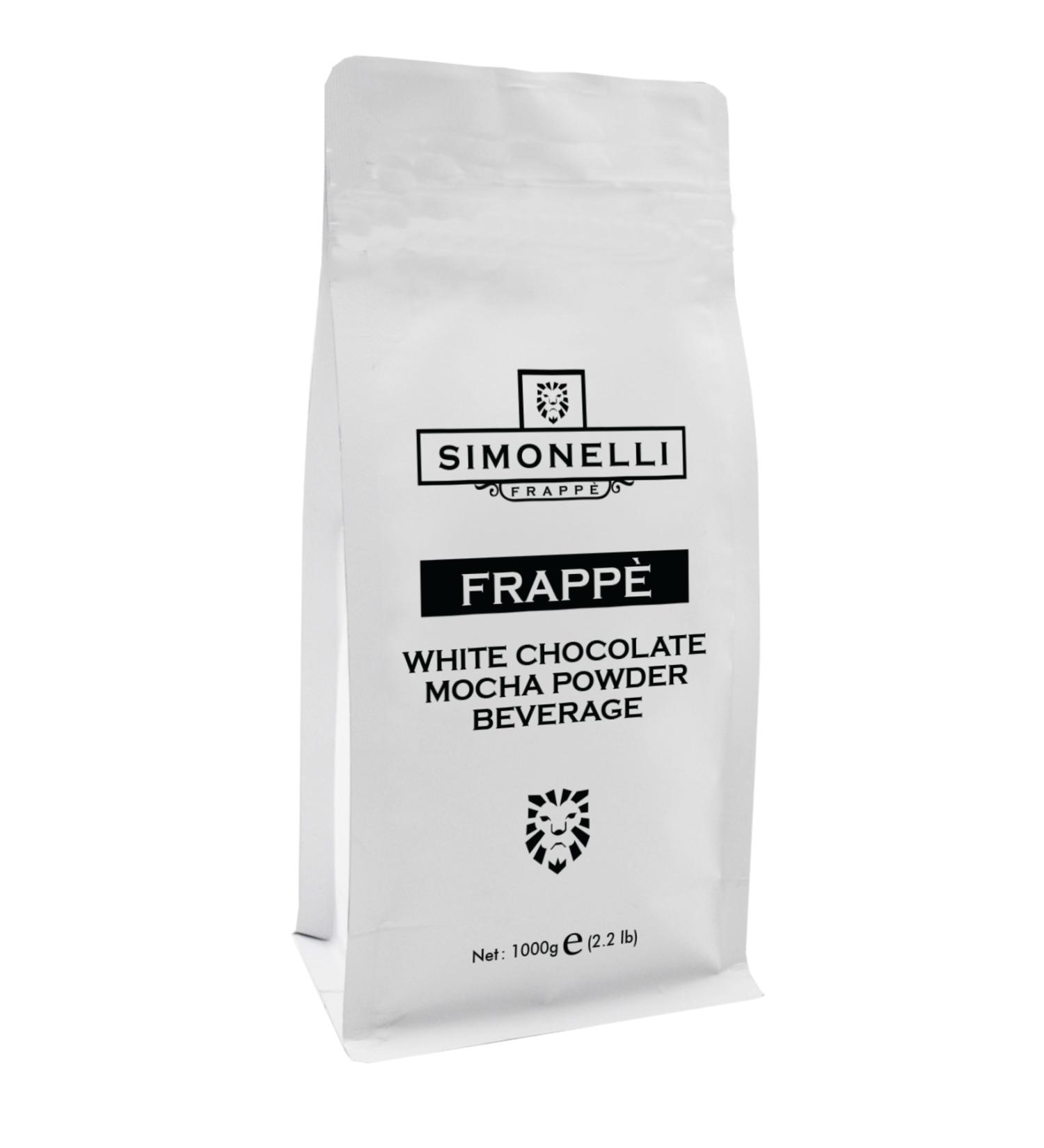 Simonelli Frappe Ice Coffee White Mocha 1000 gr Package - Buy Online on GoSupps.com