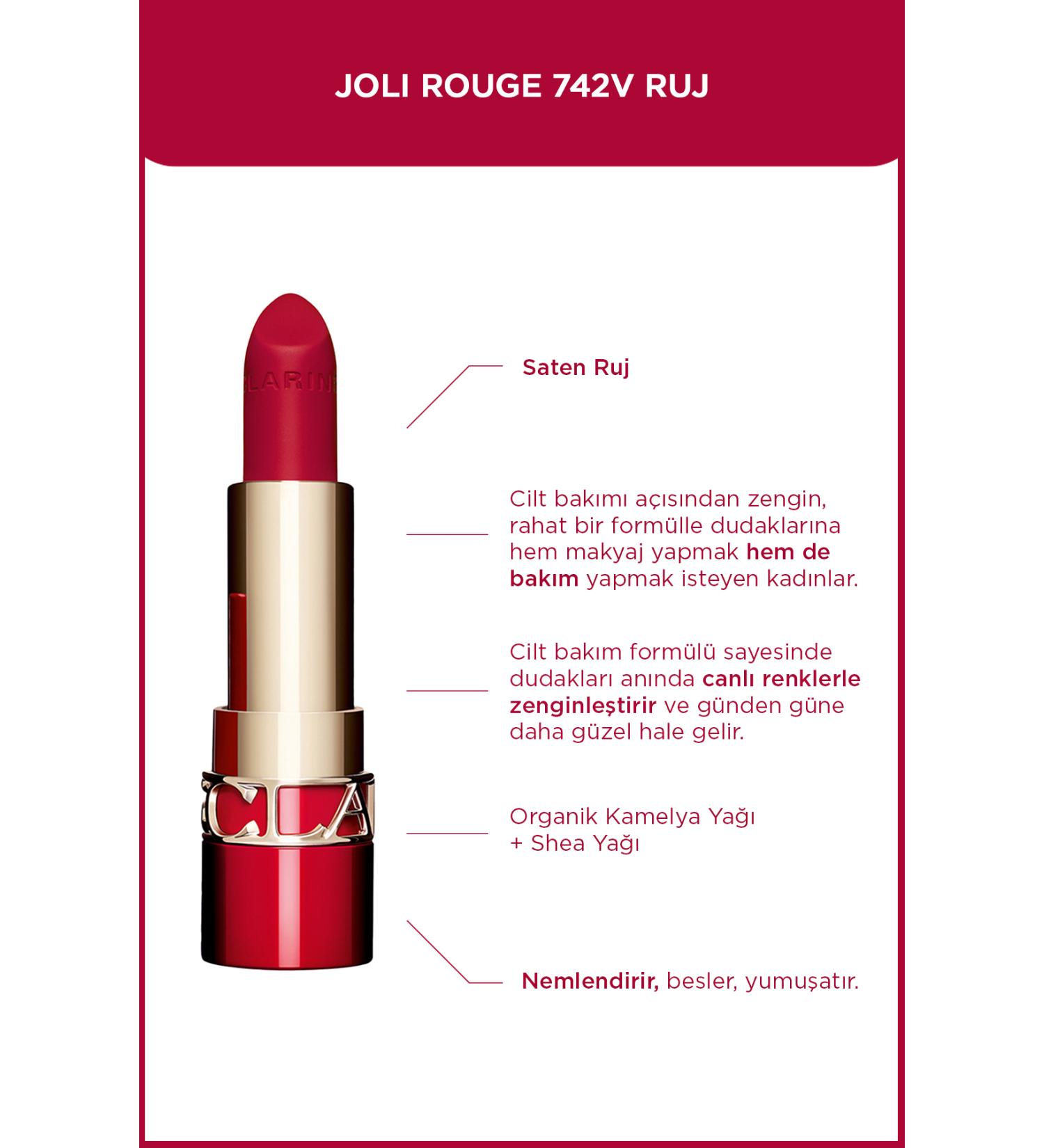 Clarins JOLI ROUGE 742V - Buy Online on GoSupps.com