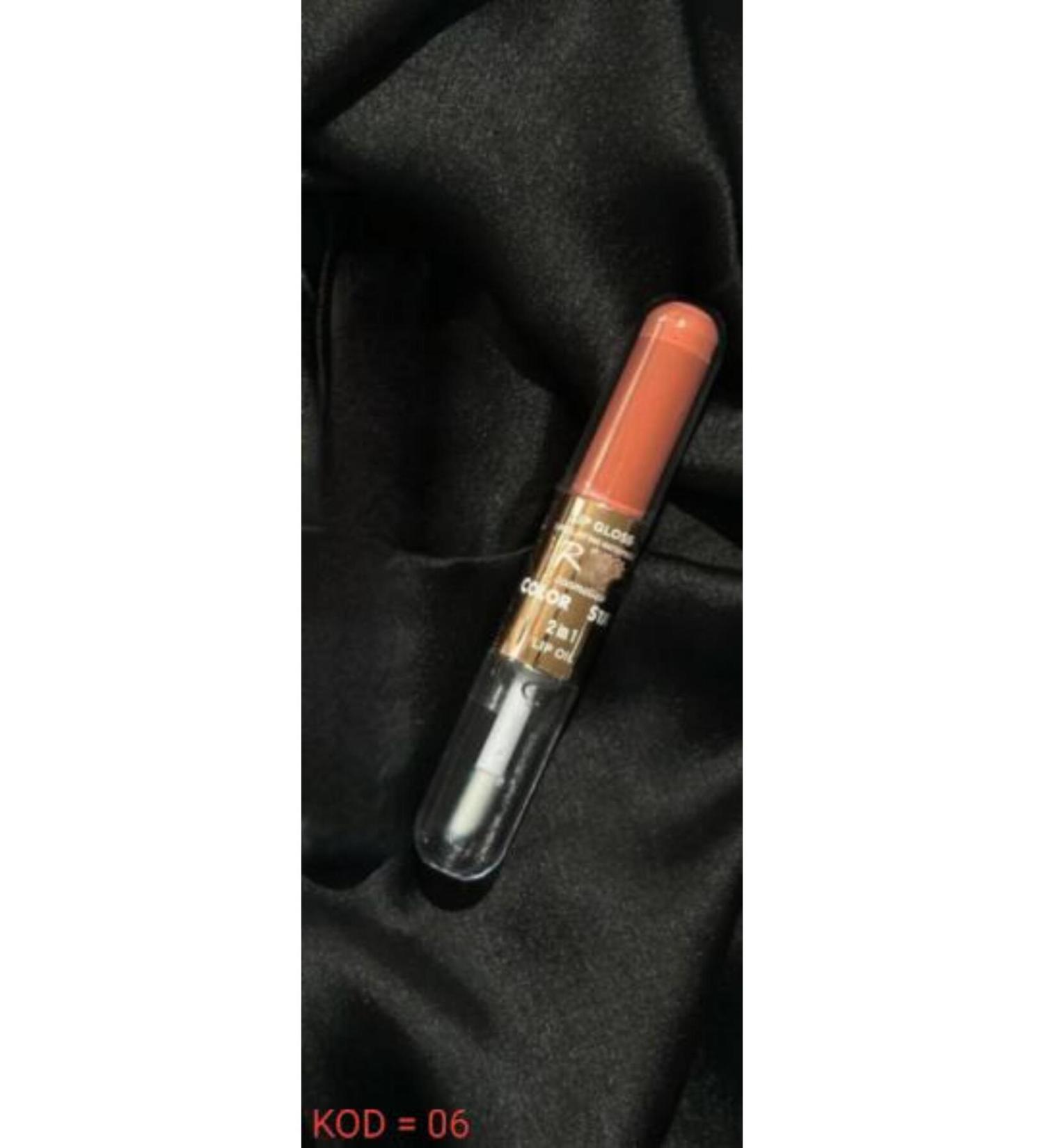 Rose Double Double-Sided Lip Gloss and Long-Lasting Lipstick