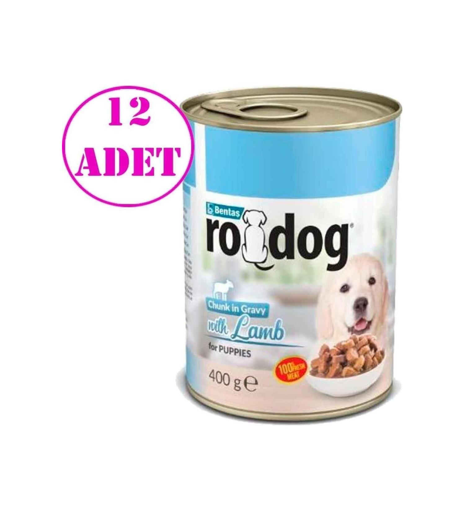 Rocat Rodog Lamb Meat Canned Dog Food 400 gr X 12 Pieces