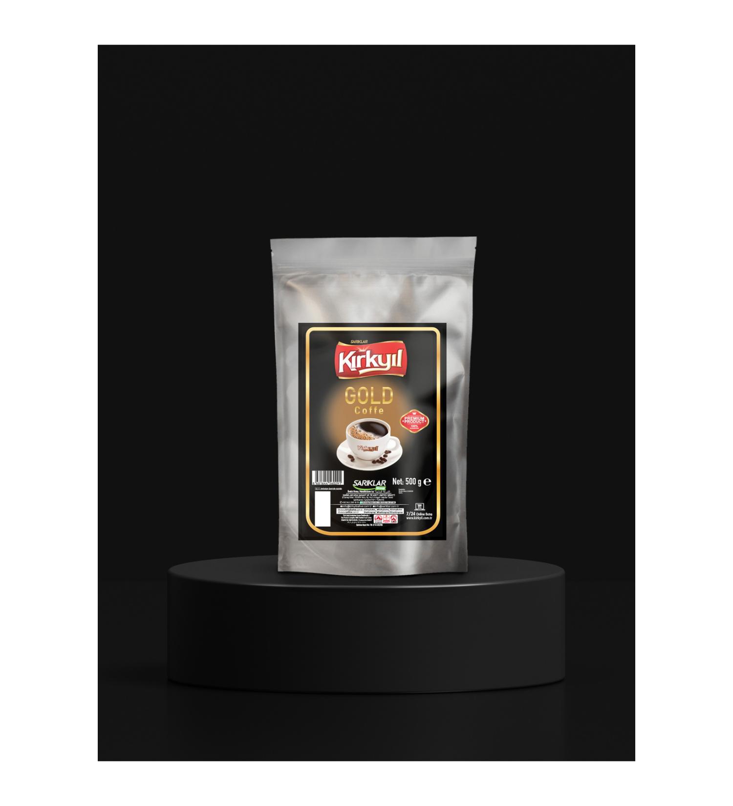 Turbans K rky l K rky l Gold Granulated Instant Coffee - 500 gr | Instant Flavor Perfect Aroma!