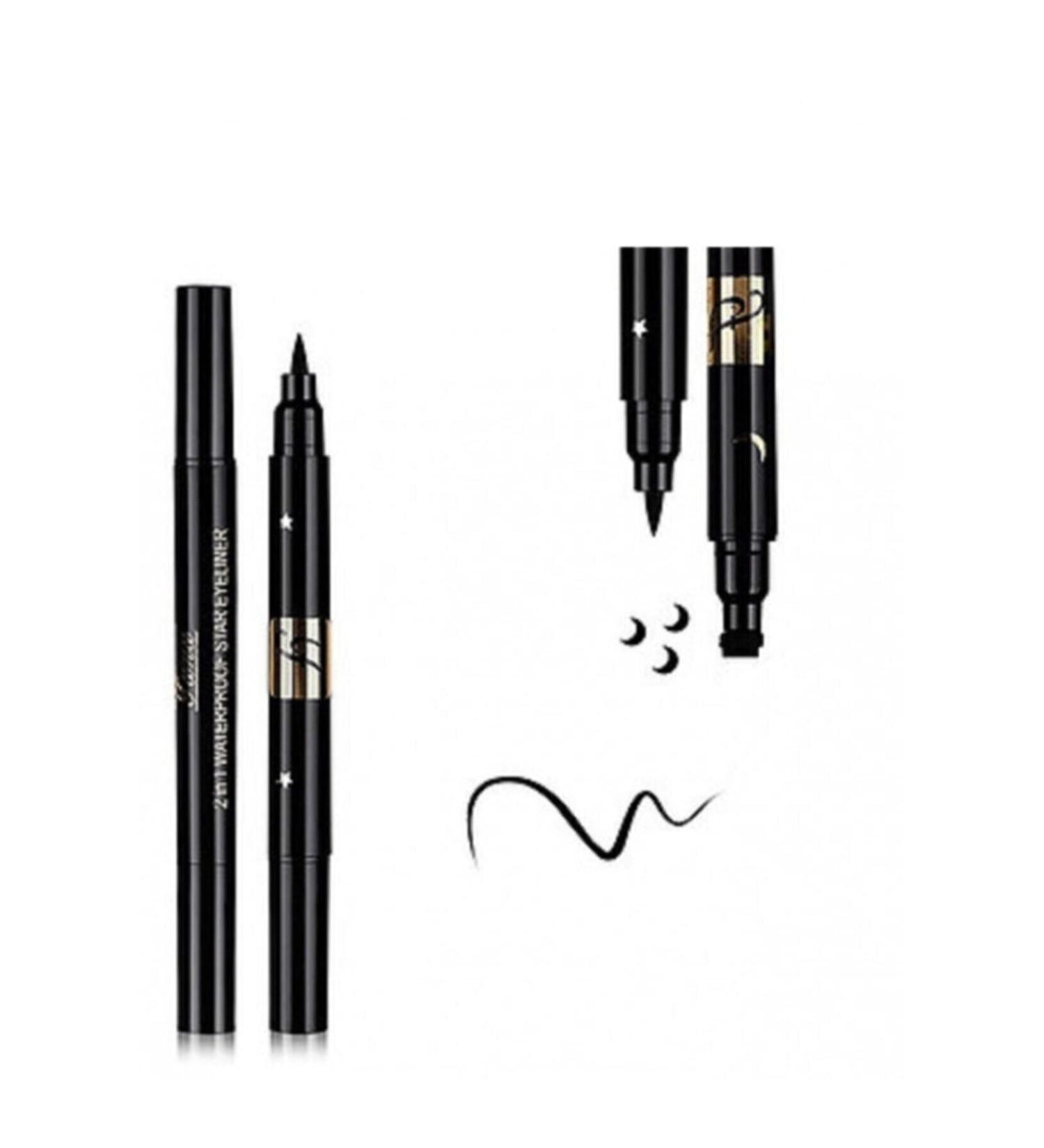 Side Moon Print 1 Side Normal Pencil Eyeliner