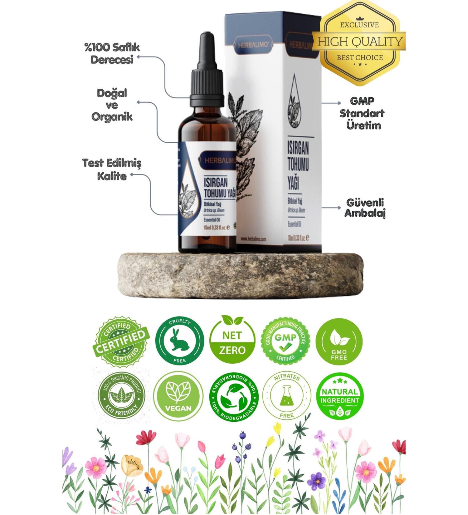 herbalimo Nettle Seed Oil // Urtica Sp.oleum 10ml