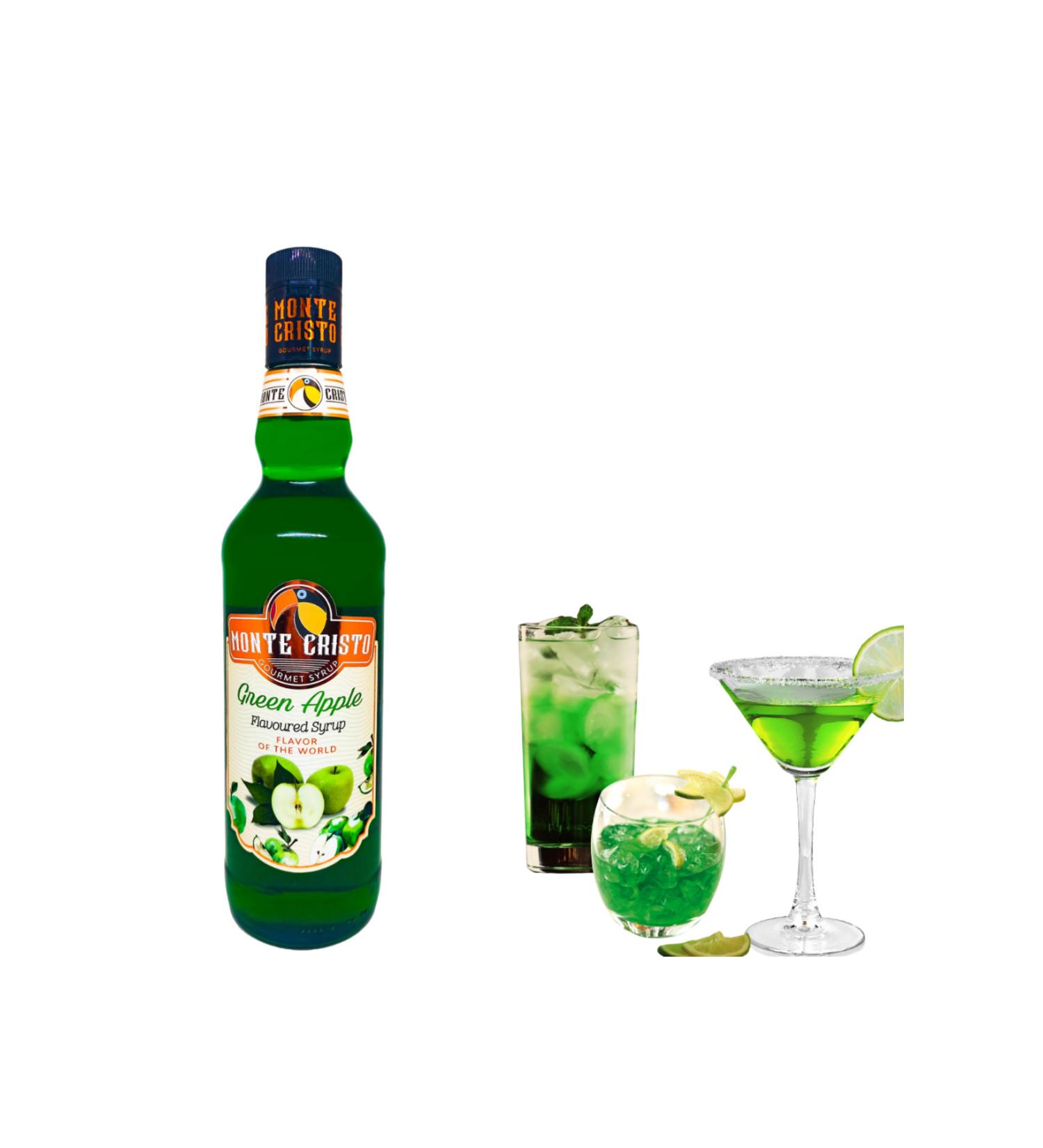 Montecristo Green Apple Cocktail & Coffee Drink Syrup Monte Cristo