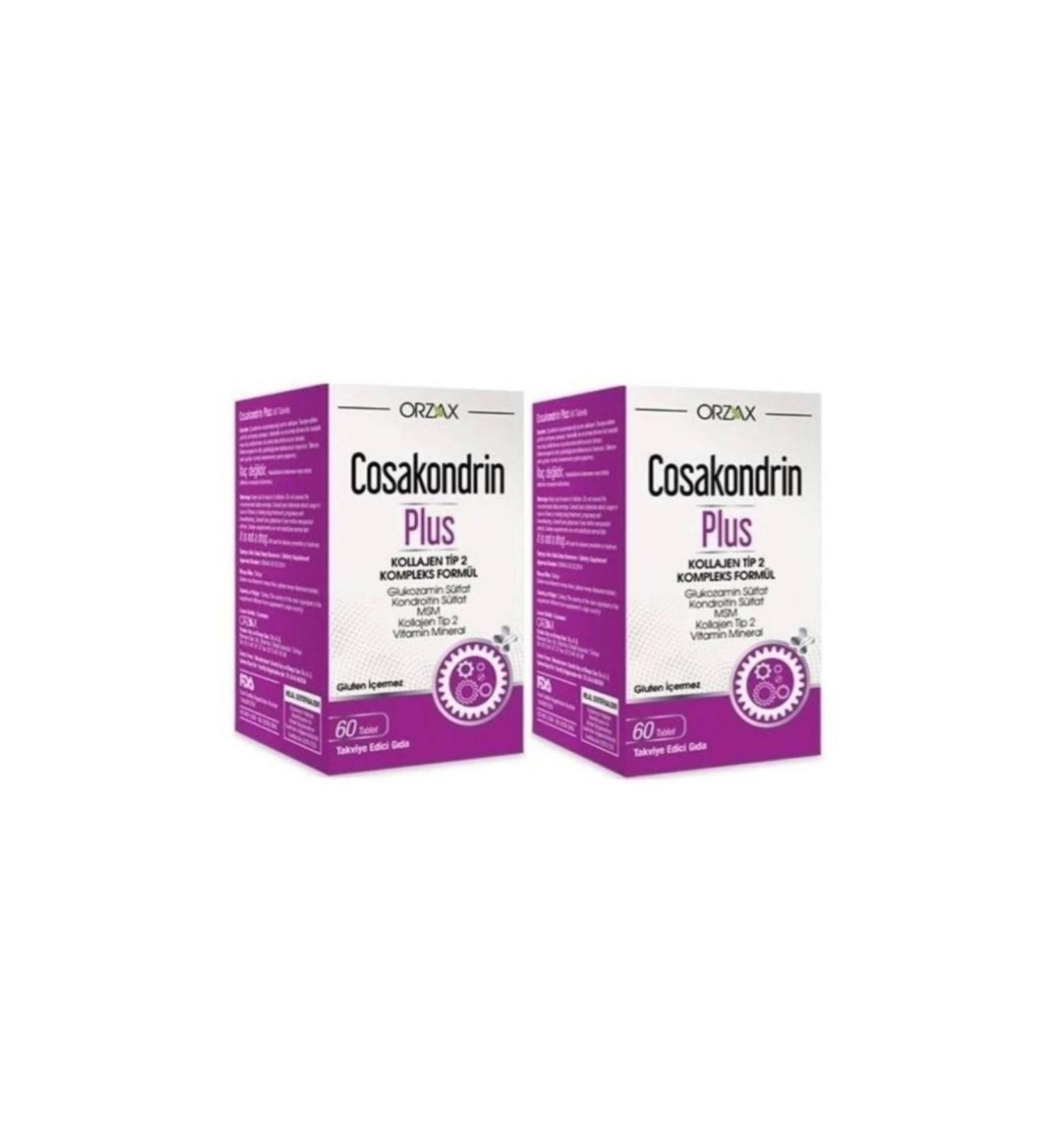 Orzax Cosakondrin Plus 60 Tablets - Second P