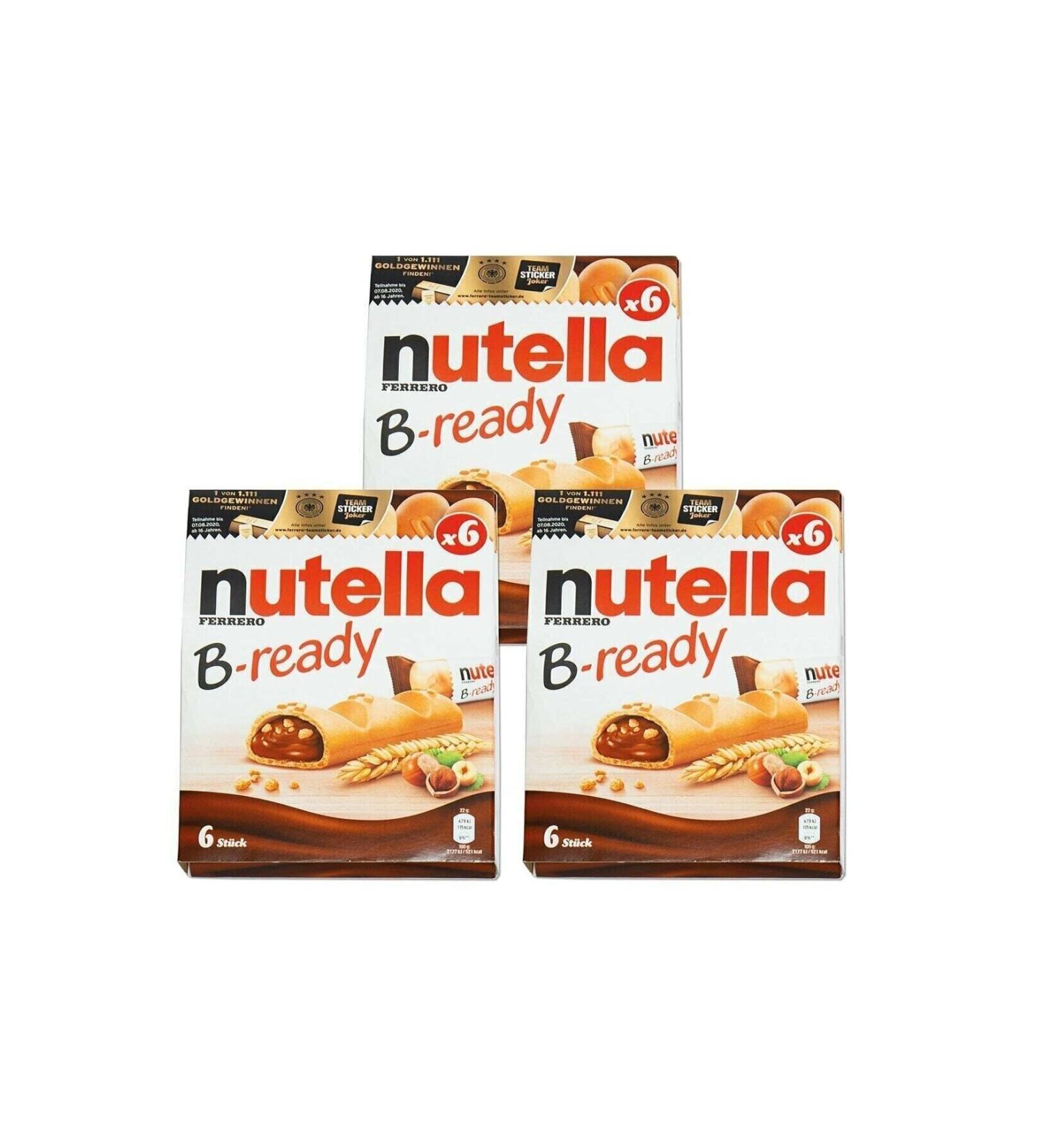 Nutella B-ready 132gr X3