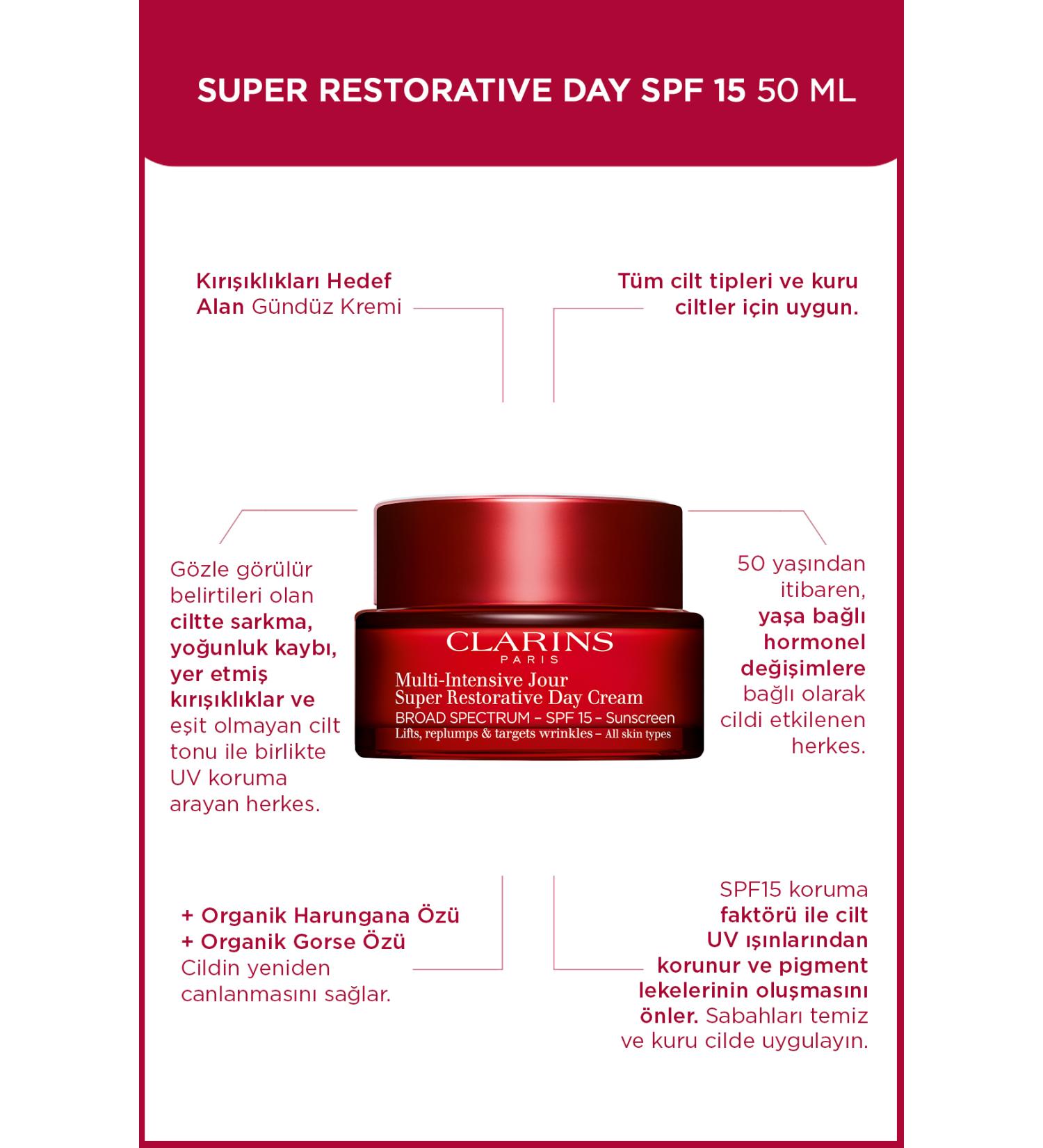 Clarins Super Restorative Day Cream SPF 15 50ml