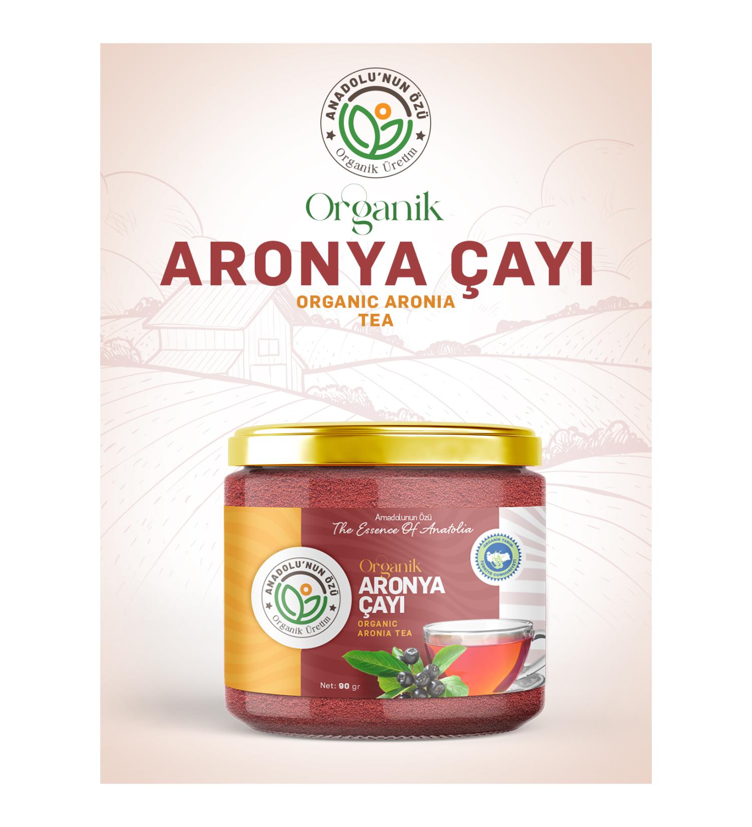 The essence of Anatolia organic production Organic Aronia Tea ''90gr'' - Buy Online on GoSupps.com