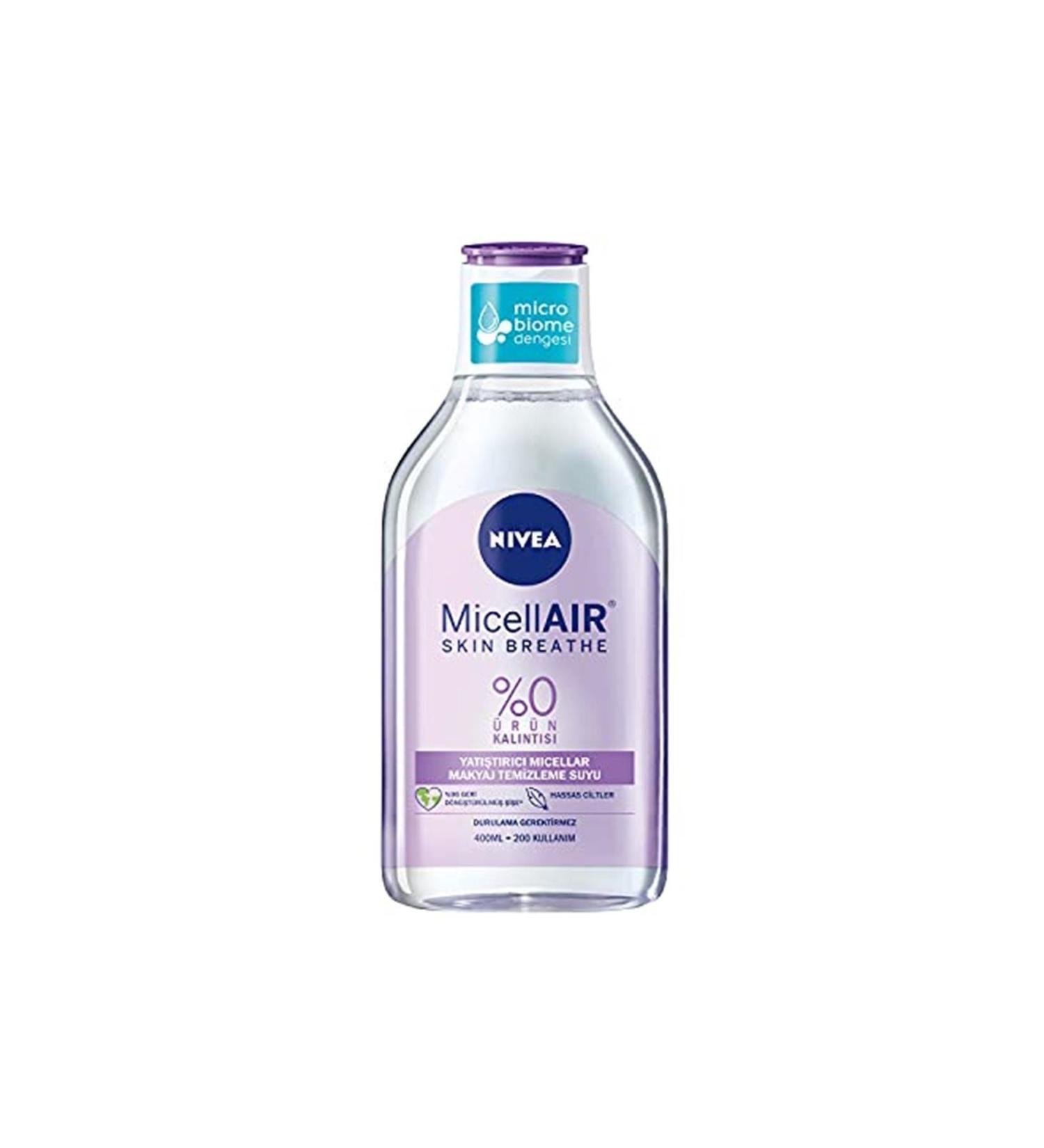 NIVEA Soothing Micellar Make-Up Remover Water Sensitive Skin (400 Ml) Facial Cleansing Effective Ma - Buy Online on GoSupps.com